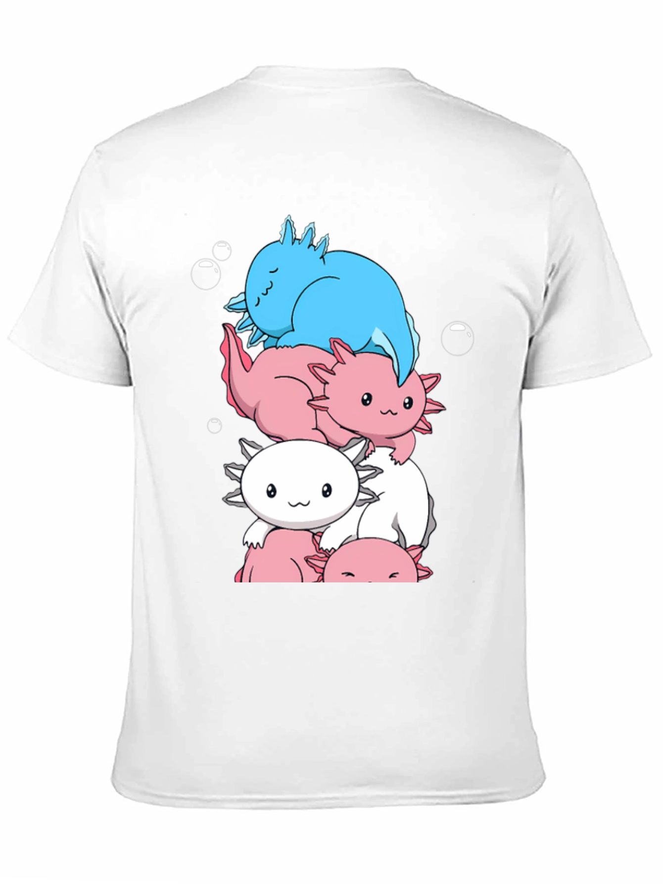 Black Axolotl Stack Graphic Tee view 11