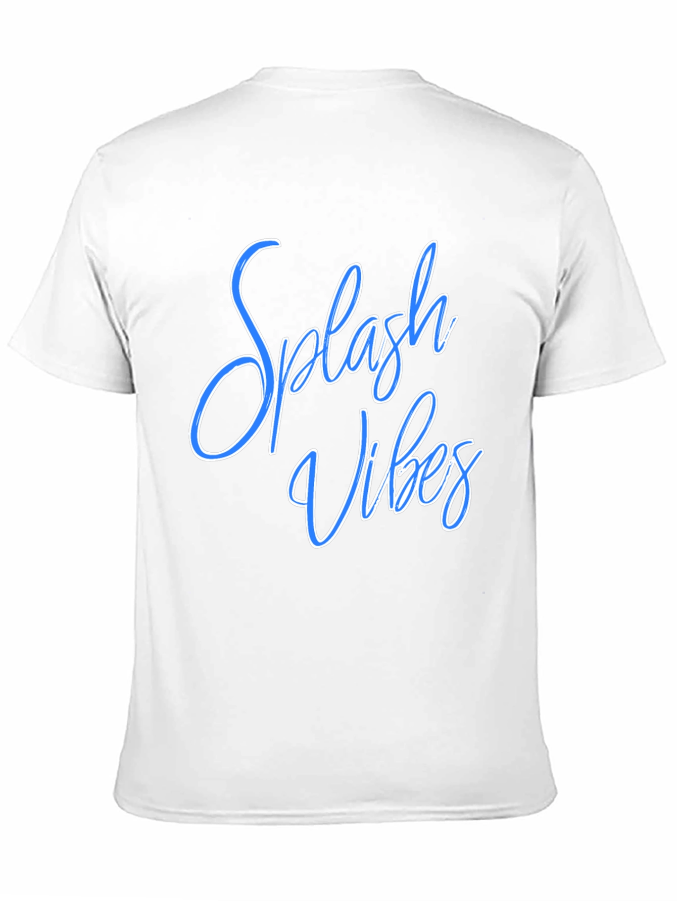 Black Splash Vibes Black Graphic Tee view 11