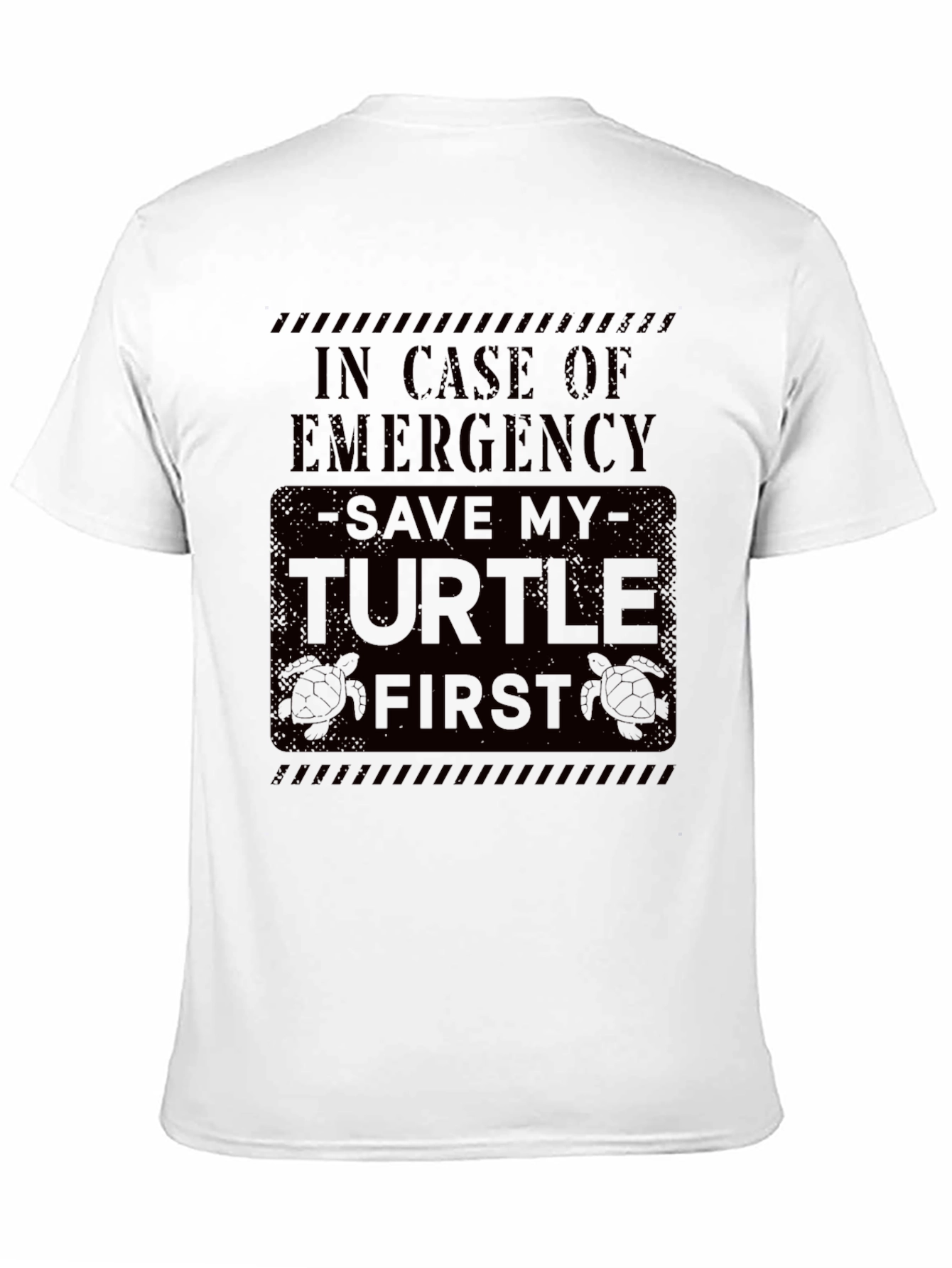 Black Save My Turtle First Graphic T-Shirt view 11