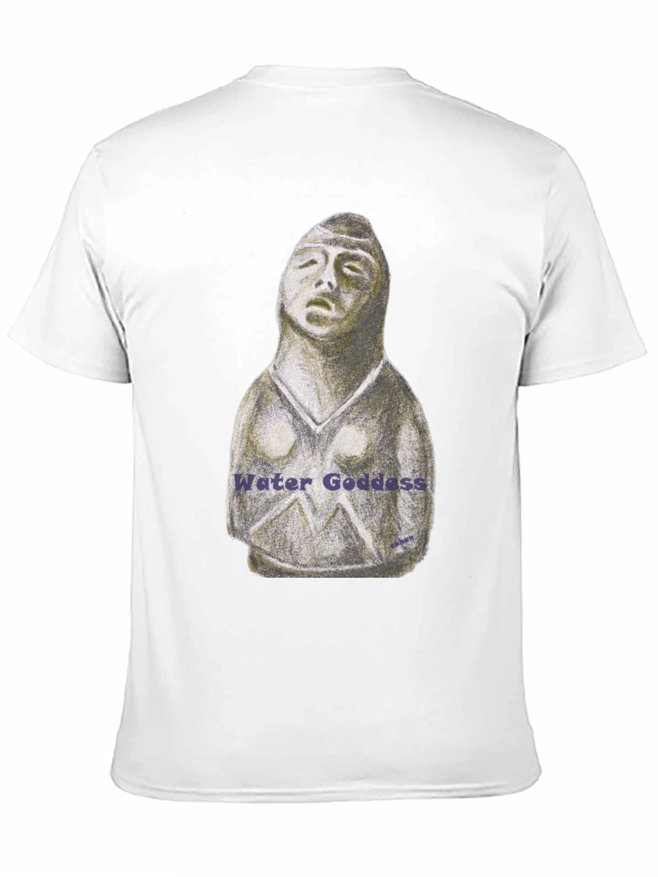 Black Water Goddess Graphic T-Shirt view 11