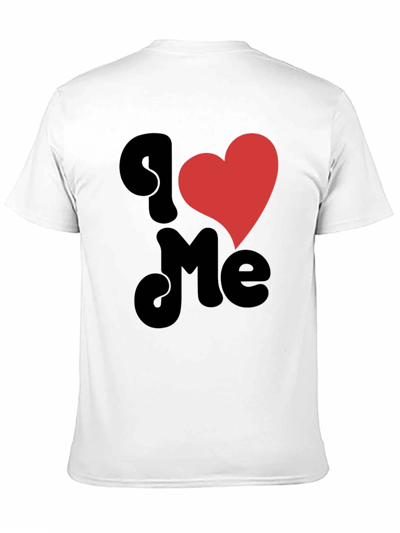 Black I Heart Me Black Graphic Tee view 11