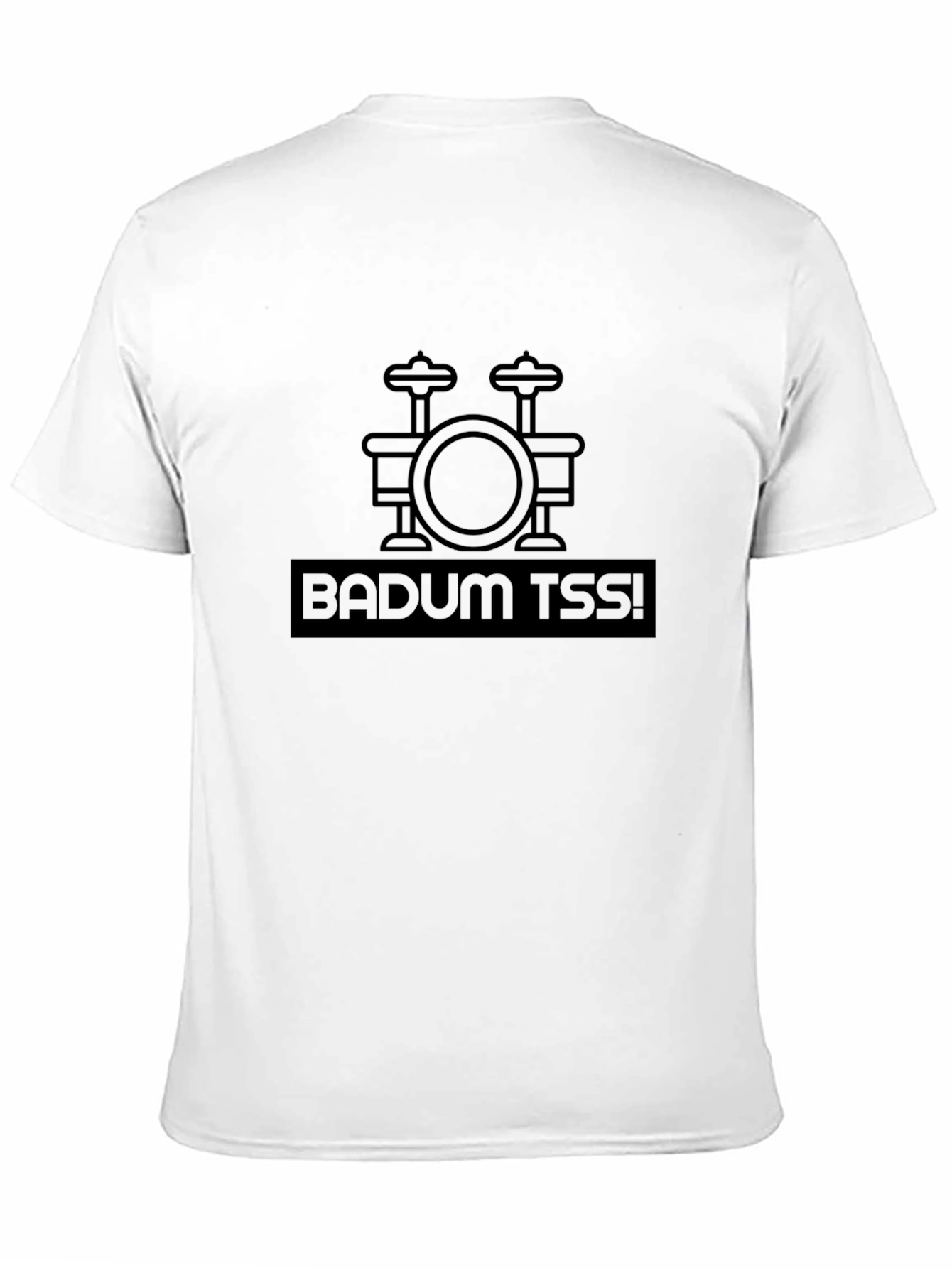 Black Badum Tss Drum Kit Graphic Tee - Black Cotton view 11