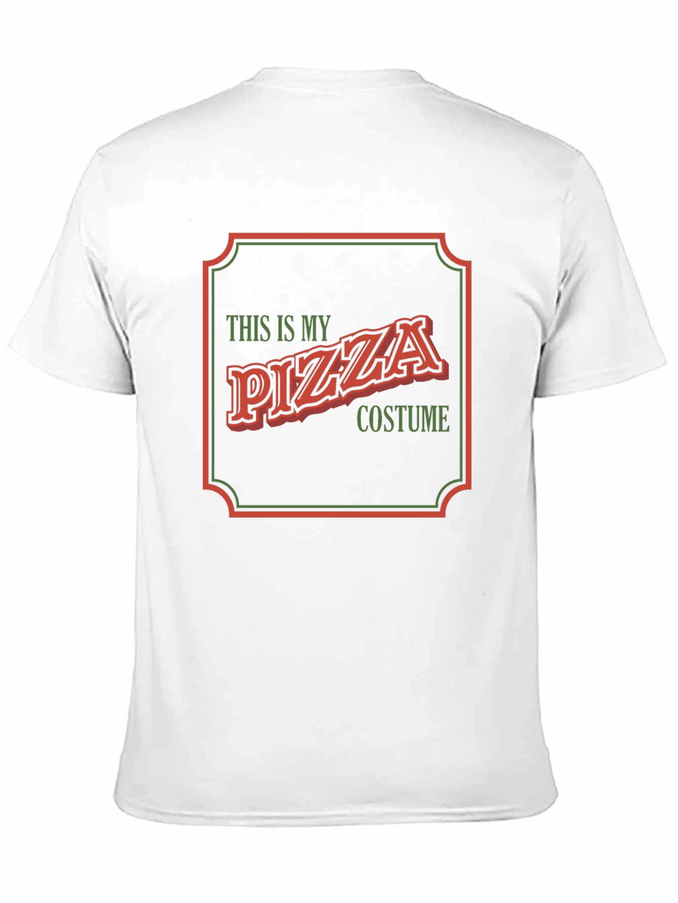 Black Pizza Costume T-Shirt - Funny Halloween Tee view 11