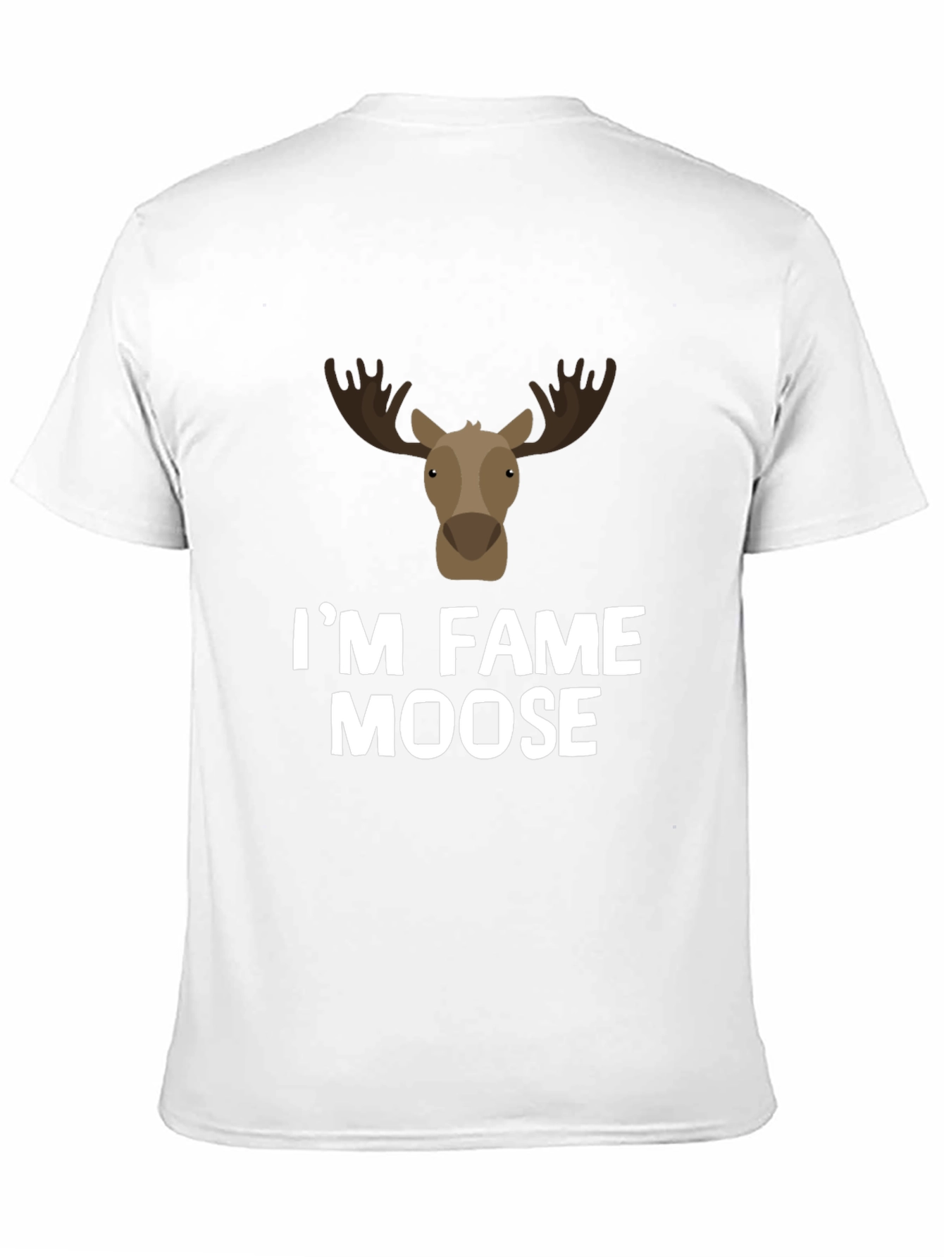 Black I'm Fame Moose Graphic T-Shirt view 11