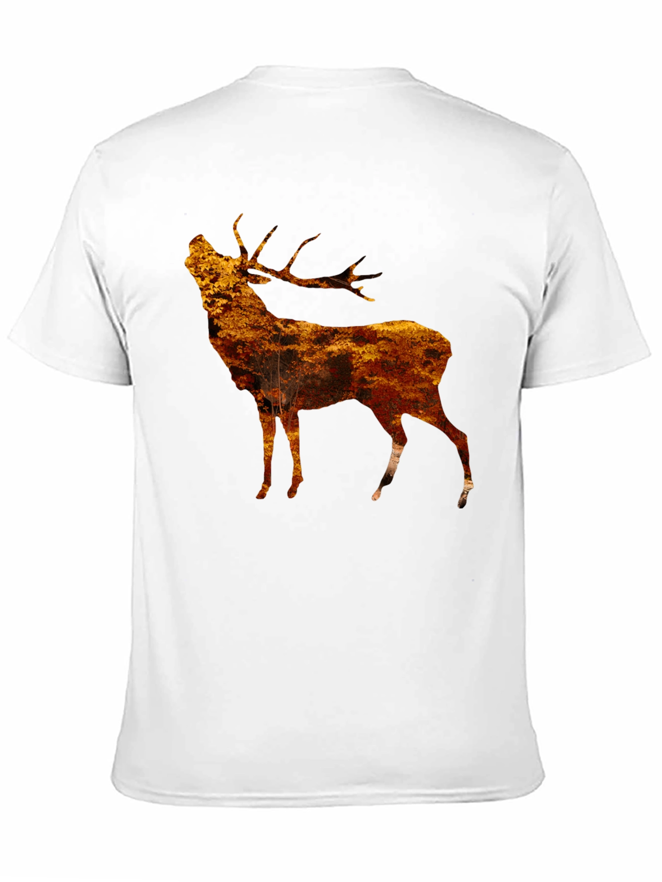 Black Rustic Stag Graphic Tee - Black view 11