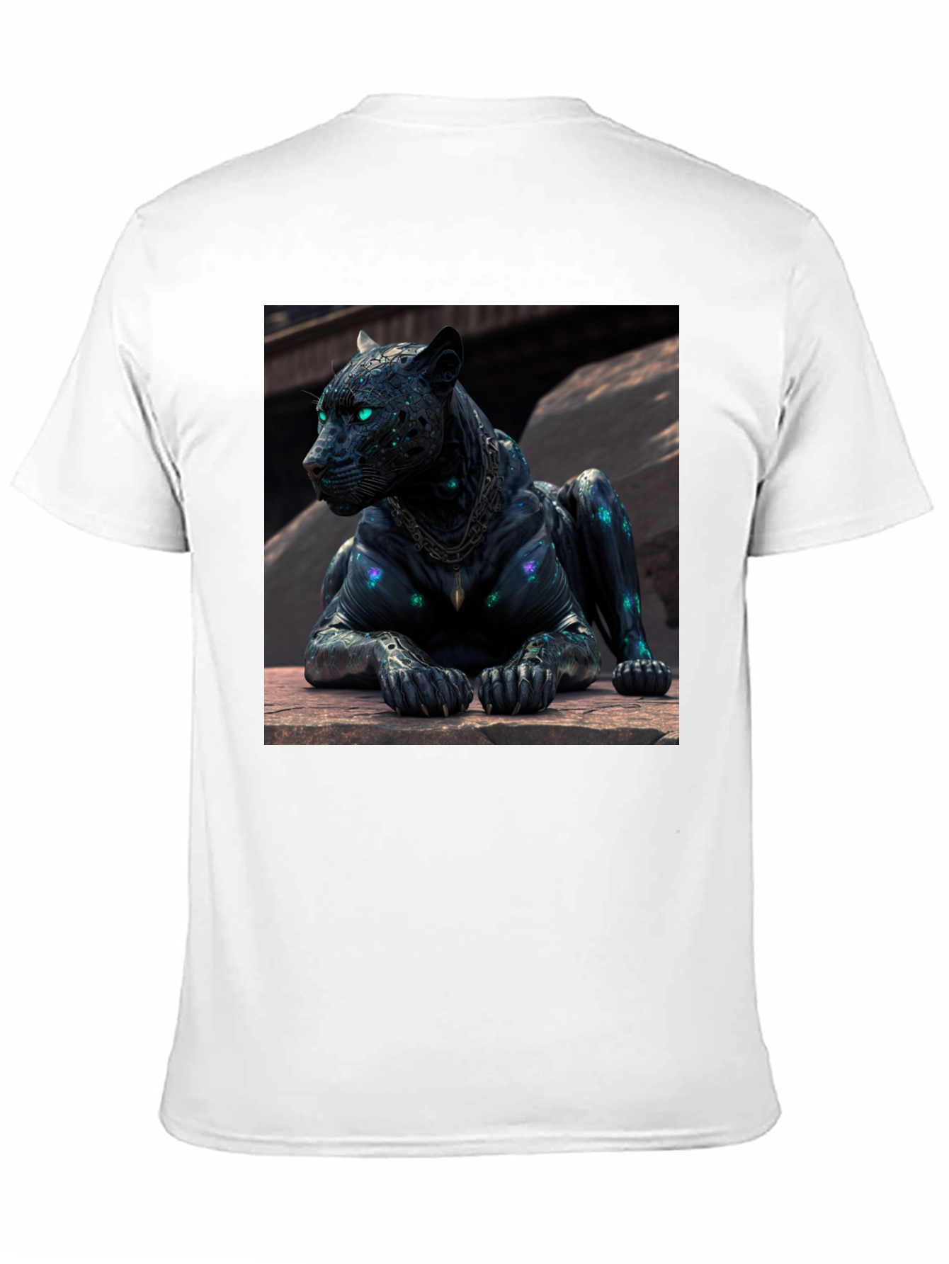 Black Black Panther Graphic Tee - Unique Design view 11