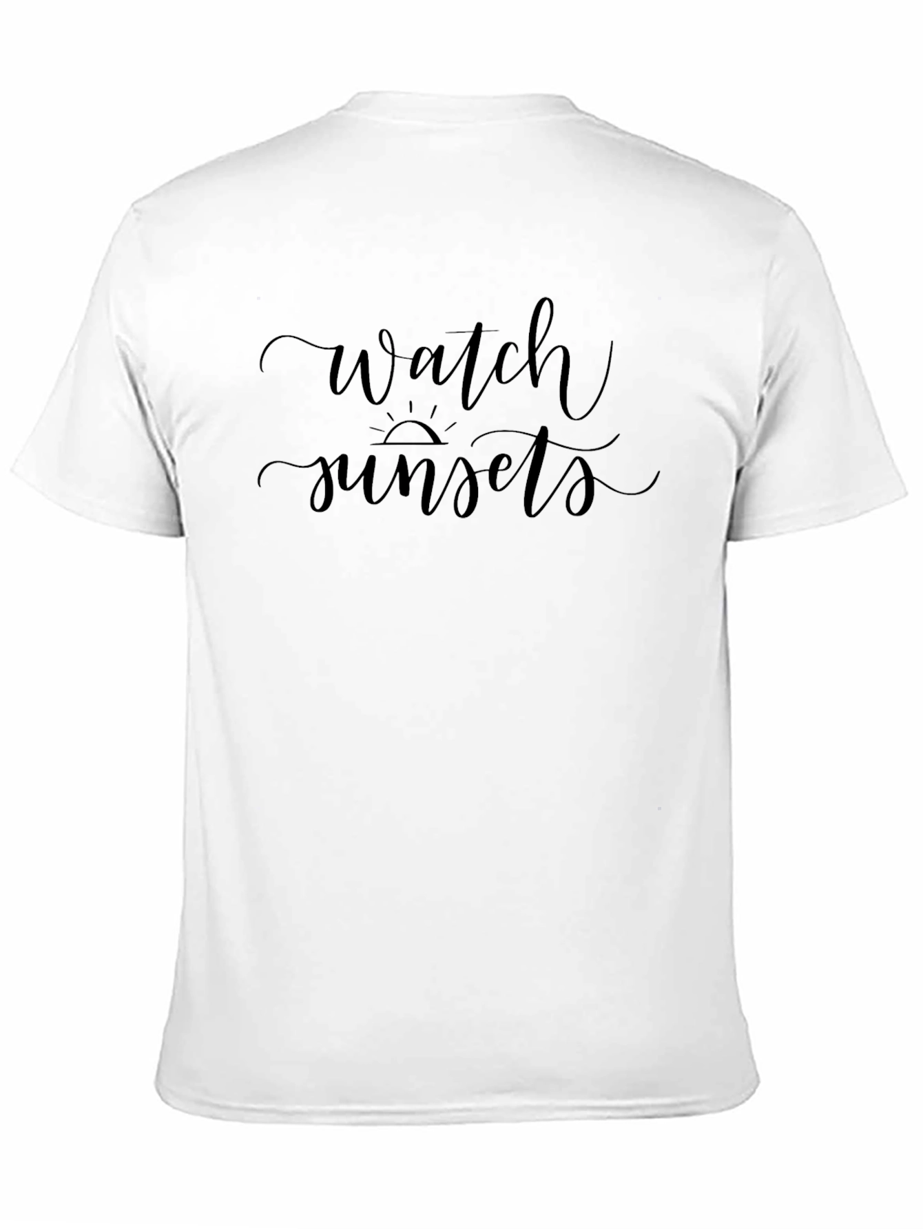 Black Watch Sunsets Graphic Tee - Black T-Shirt view 11