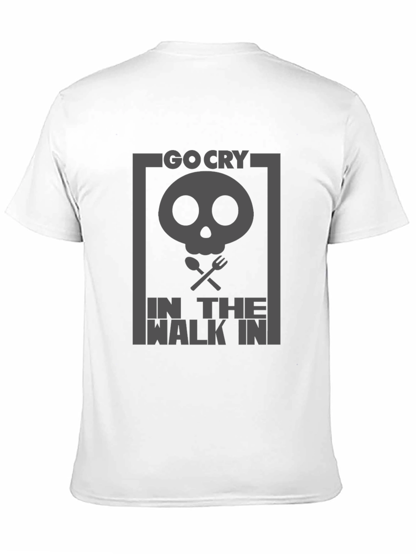 Black Go Cry In The Walk In Black Graphic Tee view 11