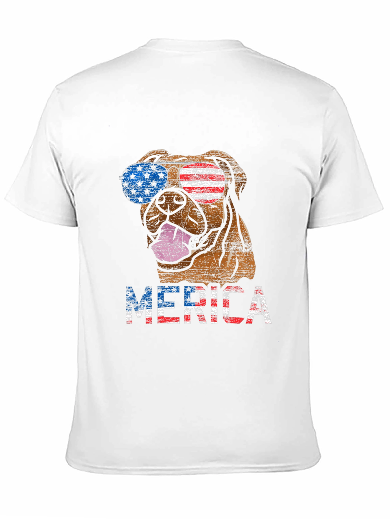 Black Patriotic Dog Graphic T-Shirt view 11