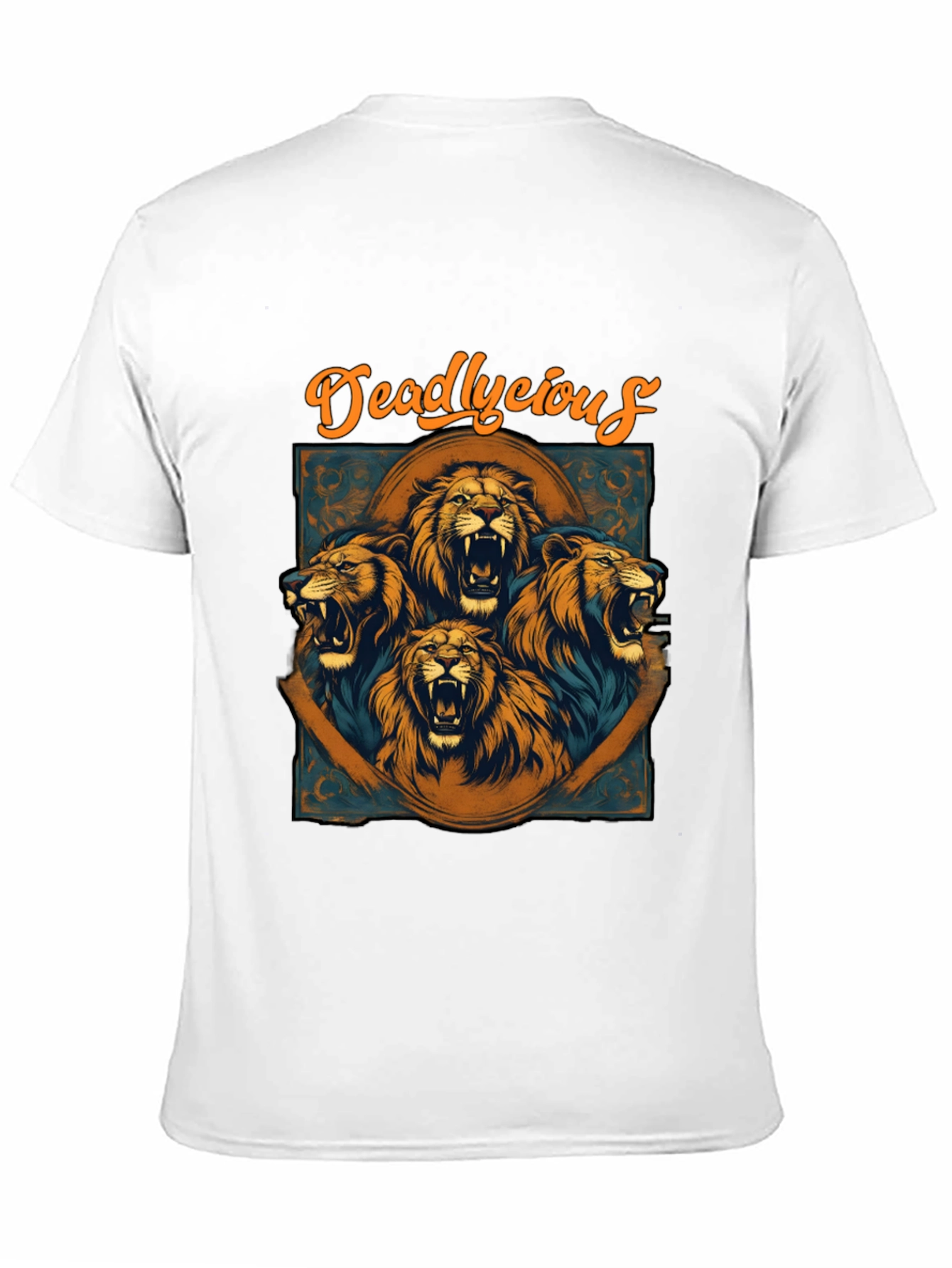 Black Deadlycious Lion Graphic Tee - Mens view 11