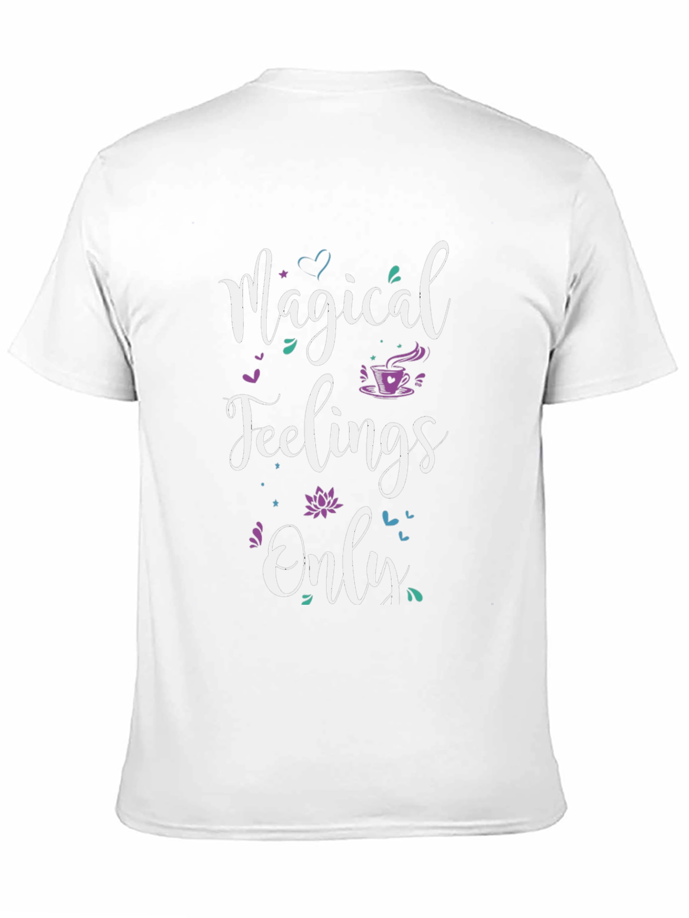 Black Magical Feelings Only Graphic Tee view 11