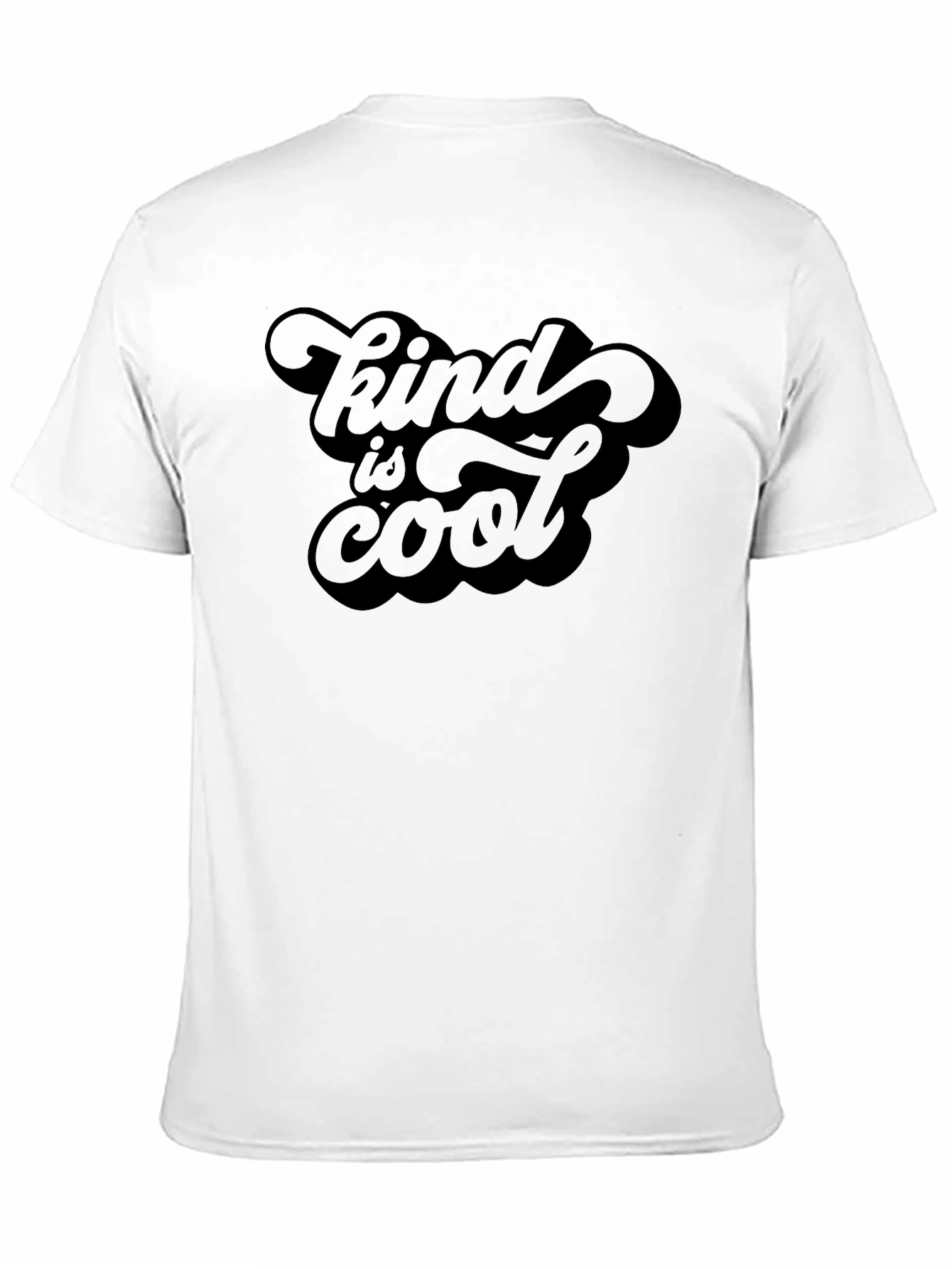 Black Kind Is Cool Graphic Tee - Men's Black T-Shirt view 11