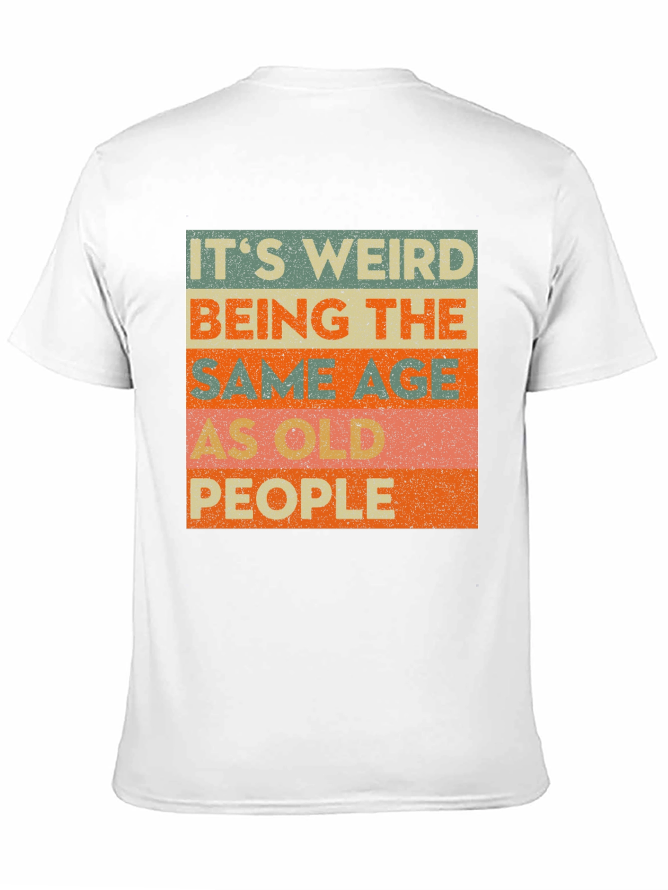 Black Funny Old People T-Shirt, Novelty Humor Tee view 11