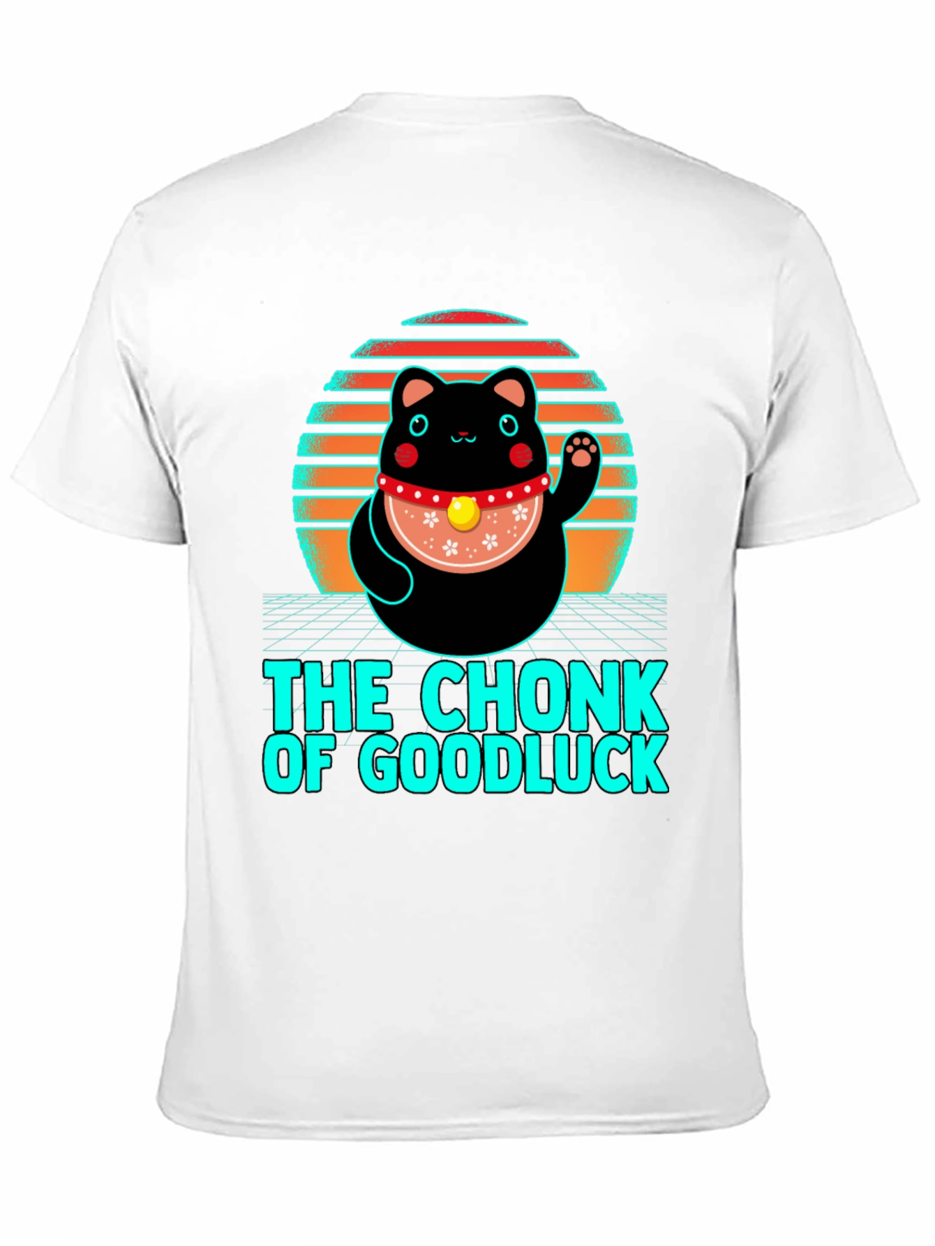 Black Chonk of Good Luck T-Shirt view 11