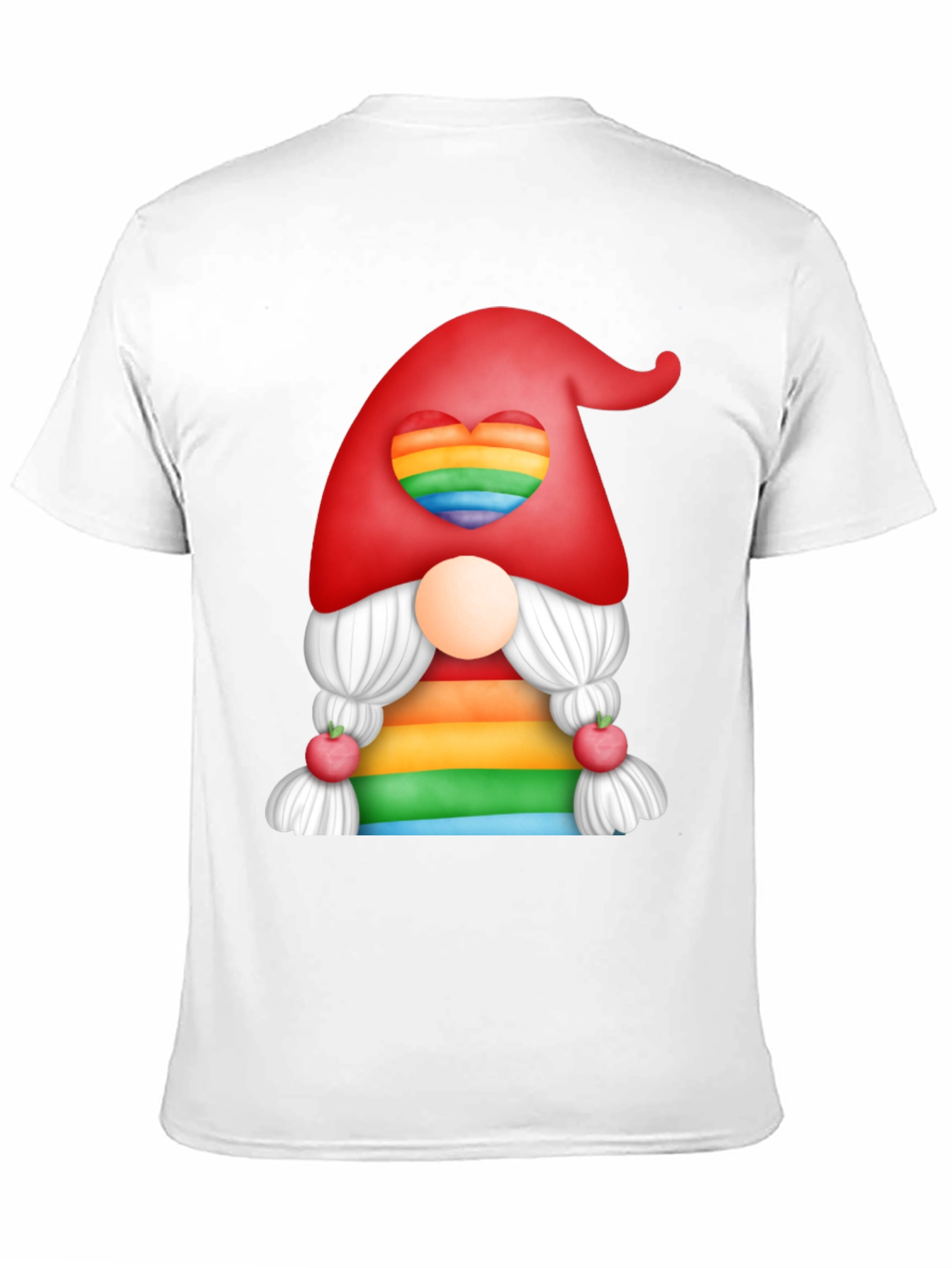 Black Rainbow Gnome T-Shirt view 11
