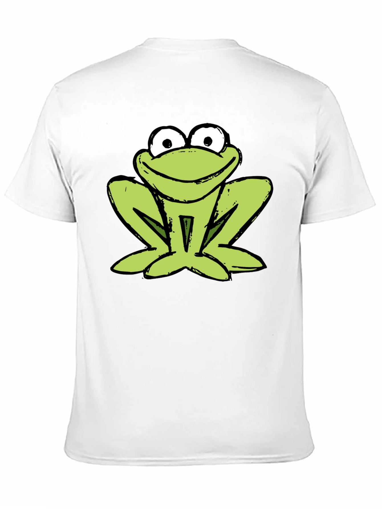 Black Frog Graphic Tee - Black Cotton T-Shirt view 11