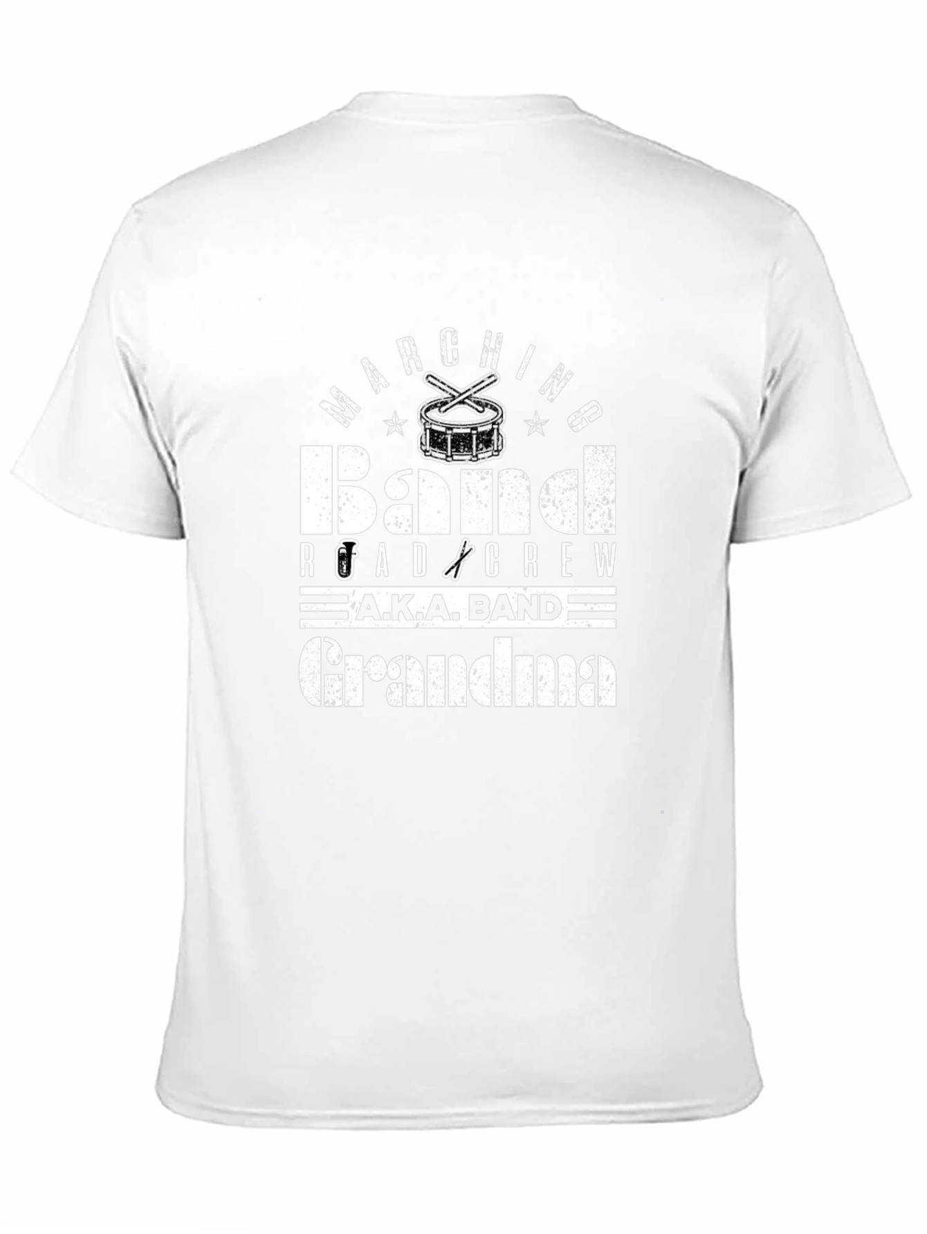 Black Marching Band Grandma Black T-Shirt view 11
