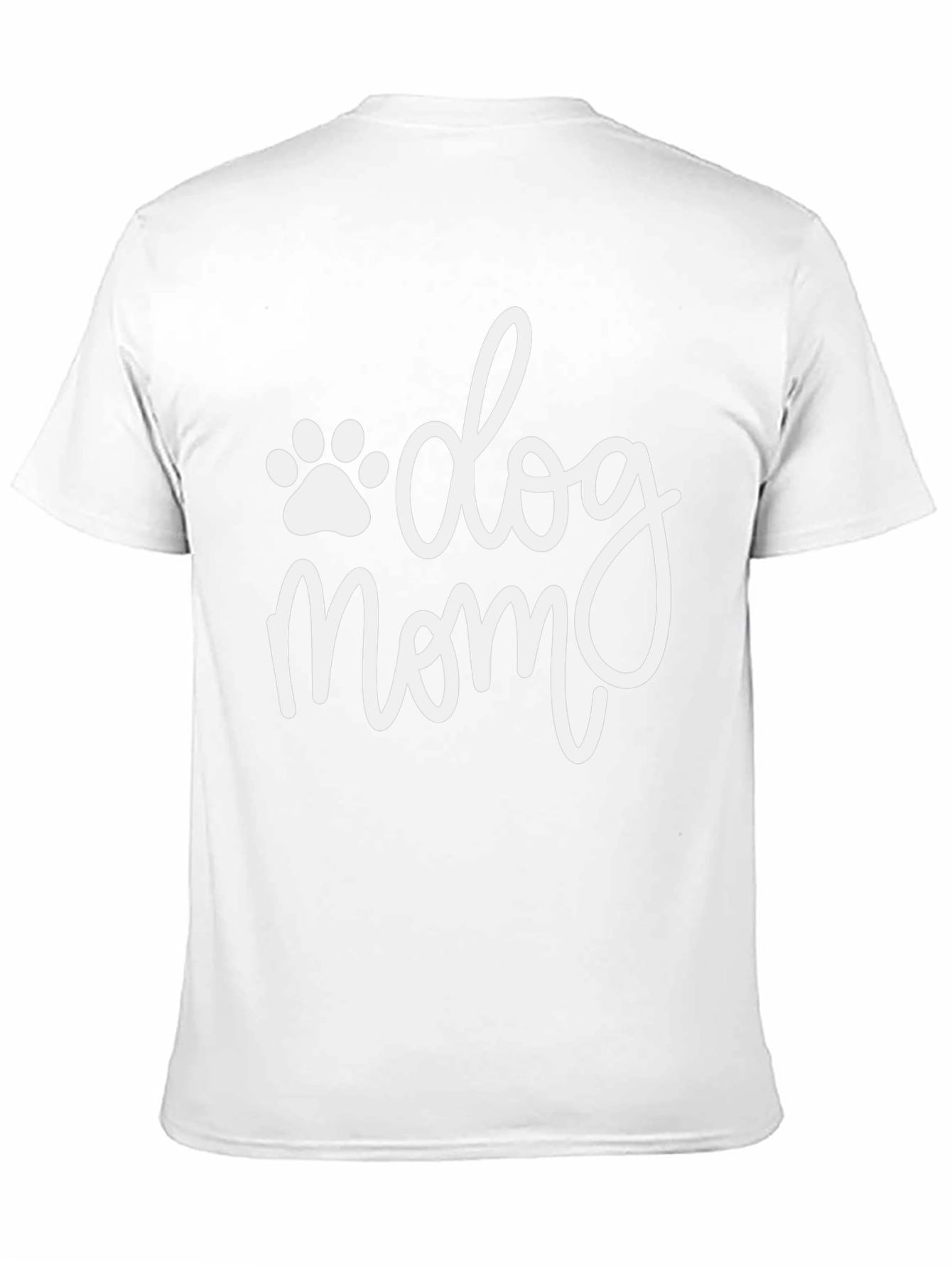 Black Dog Mom T-Shirt - Cute Paw Print Tee view 11