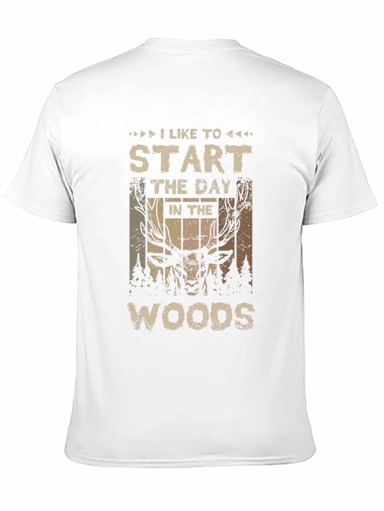 I Like to Start The Day In The Woods Graphic T-Shirt - 11