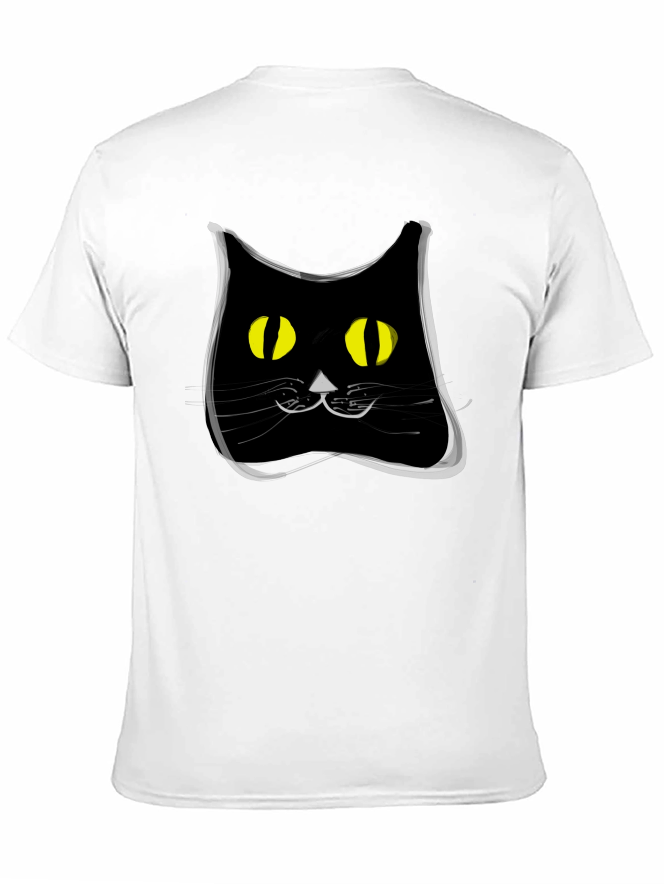Black Black Cat Graphic Tee - Modern Style view 11