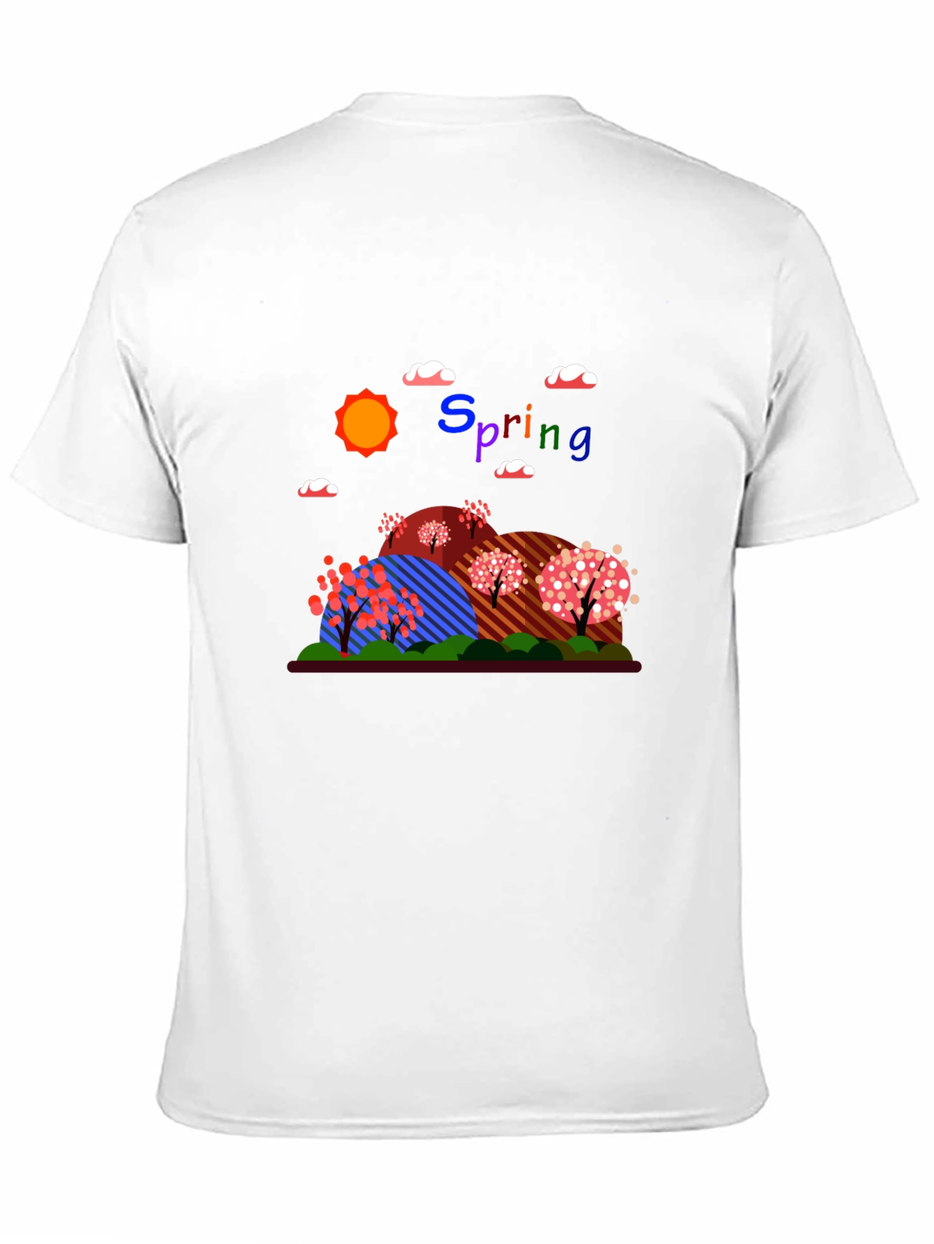 Black Spring Landscape Graphic Tee - Unisex view 11