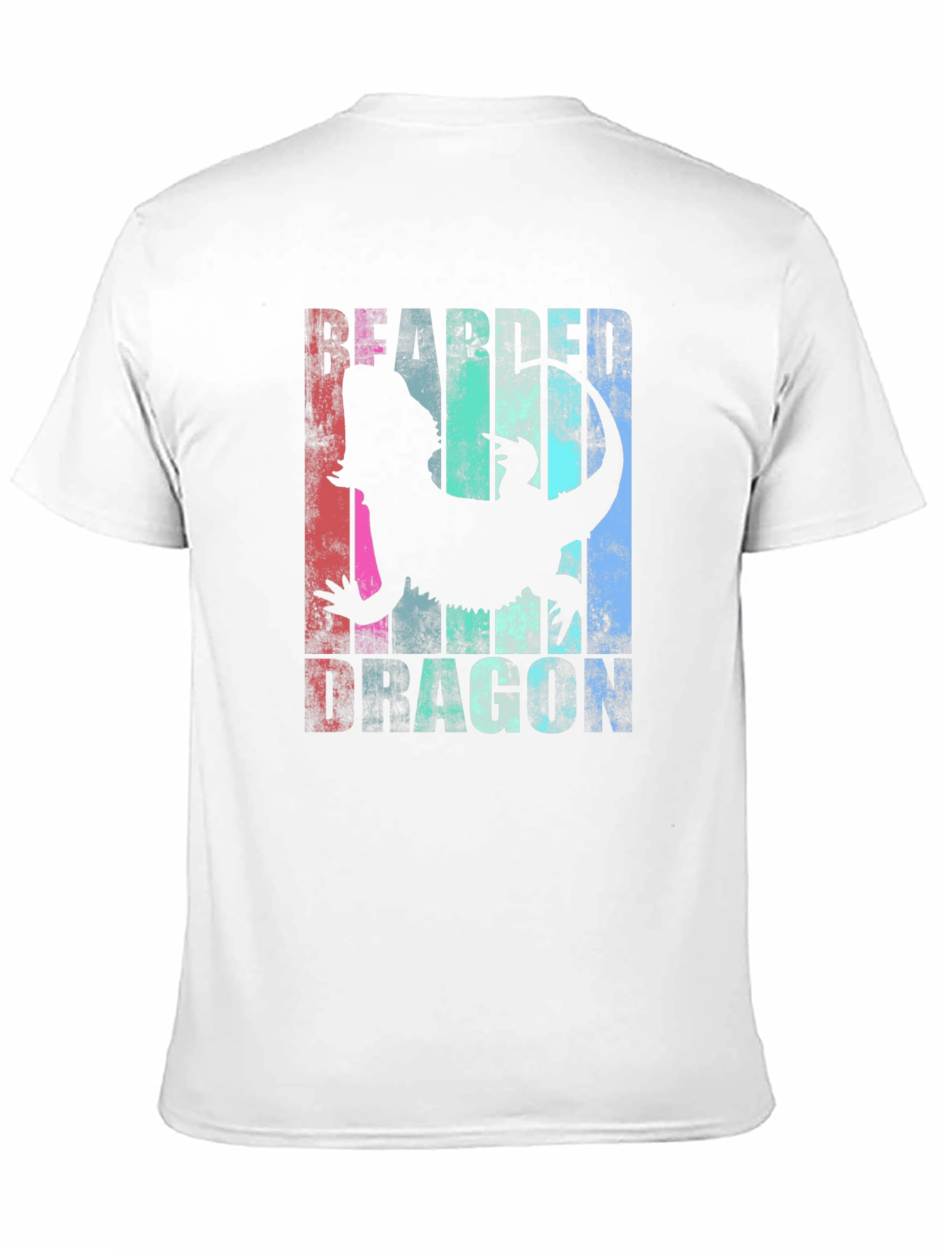 Black Bearded Dragon Graphic Tee - Men's Black T-Shirt view 11