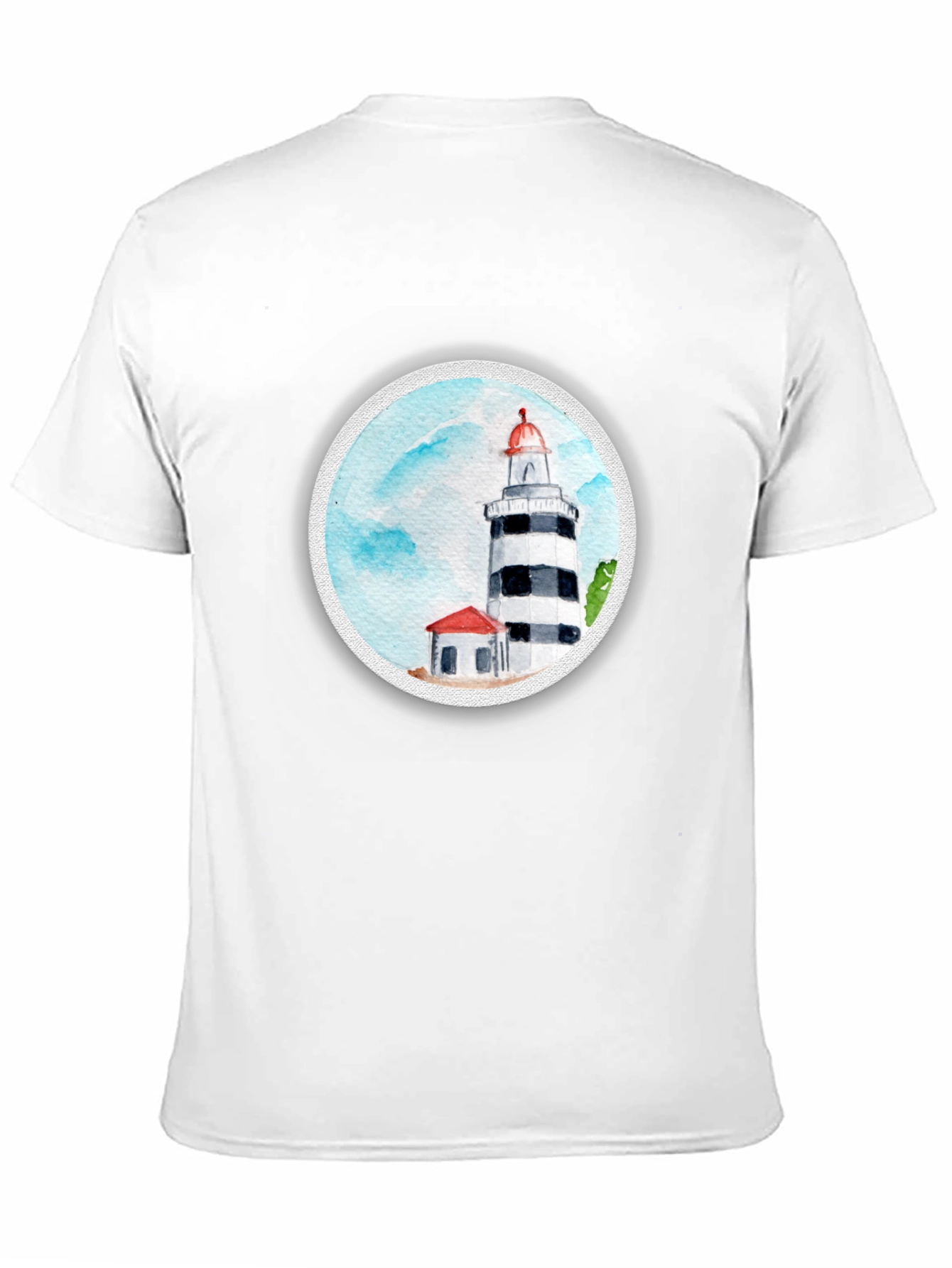 Black Lighthouse Graphic Print Tee - Classic Comfort view 11