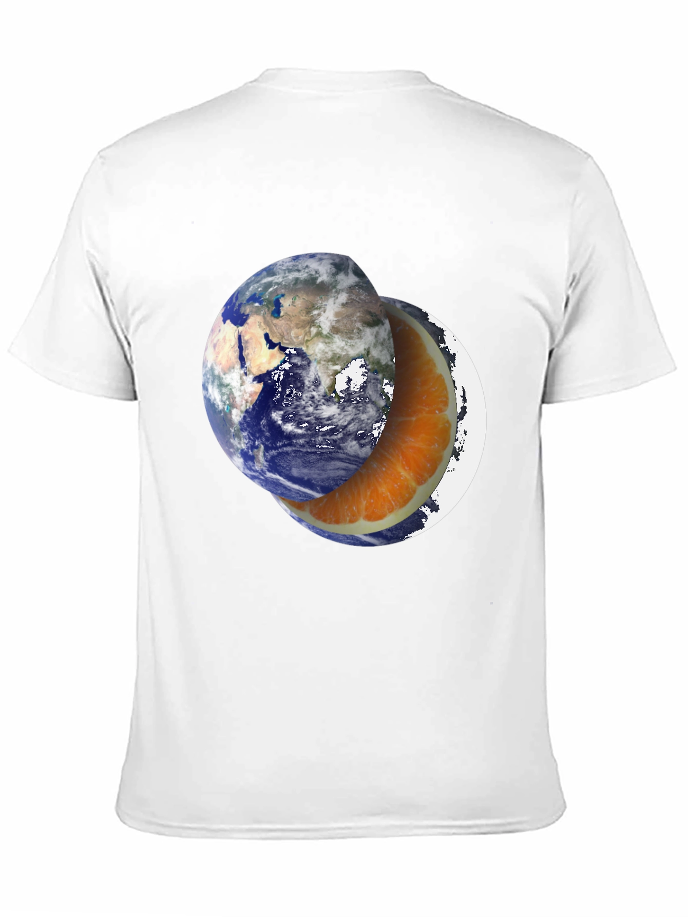 Earth Orange Slice Graphic T-Shirt - 11