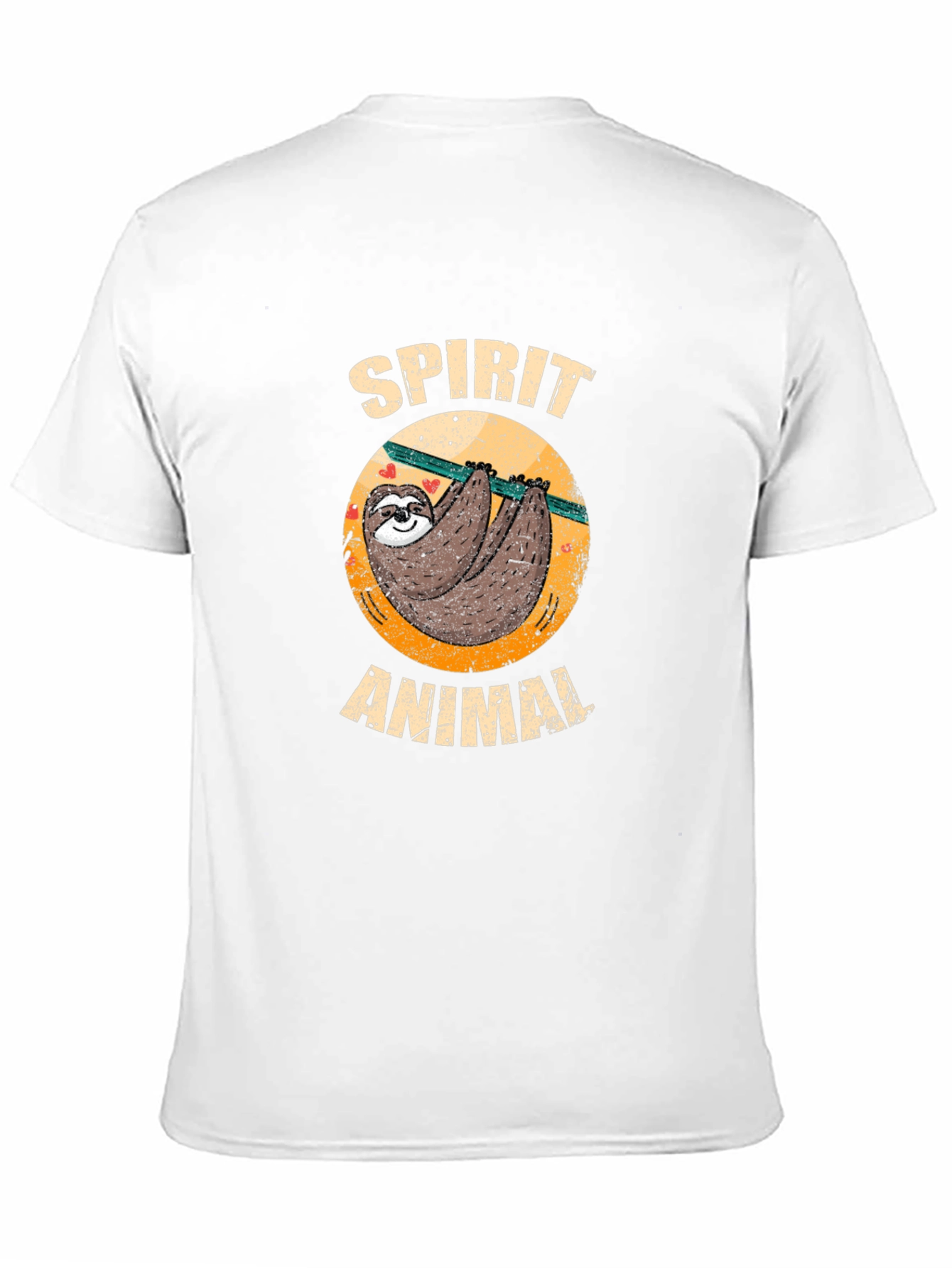 Black Sloth Spirit Animal Graphic Tee view 11