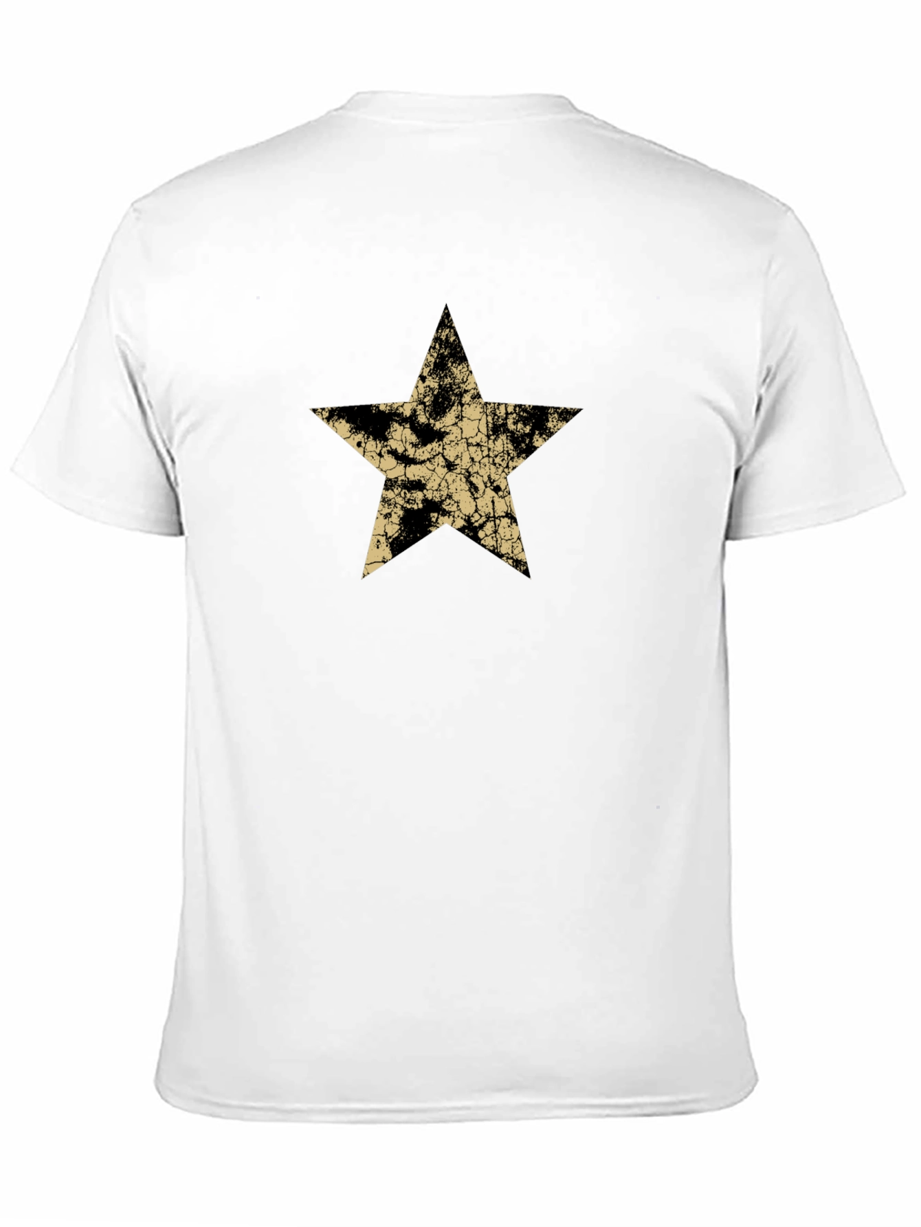 Black Distressed Star Graphic Black Tee view 11