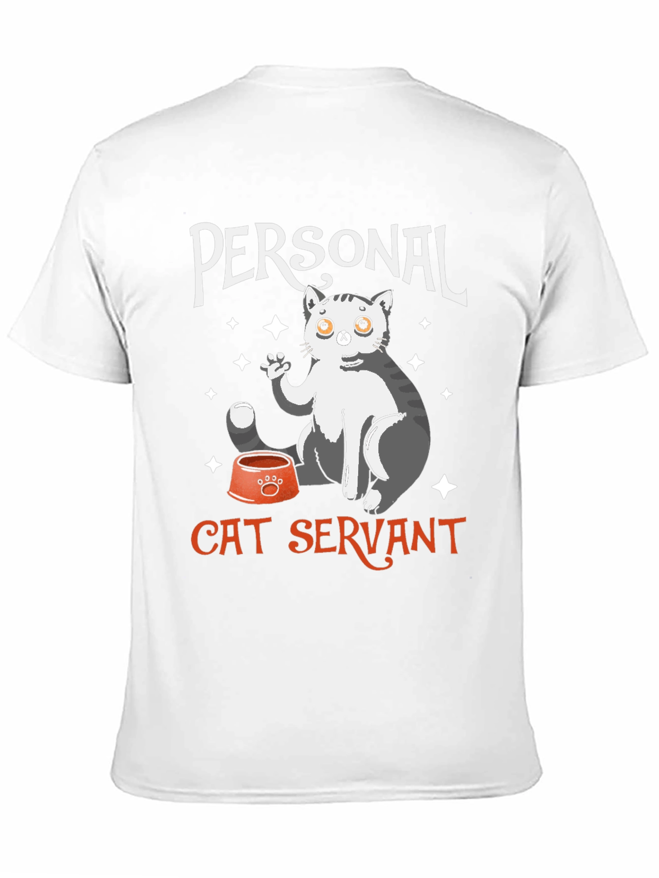 Black Personal Cat Servant T-Shirt view 11