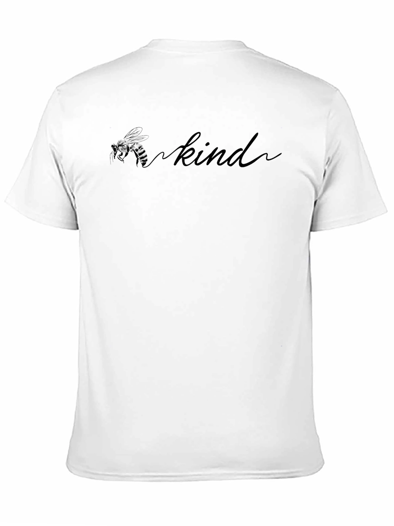 Black Bee Kind Graphic Tee - Soft Cotton Blend Shirt view 11