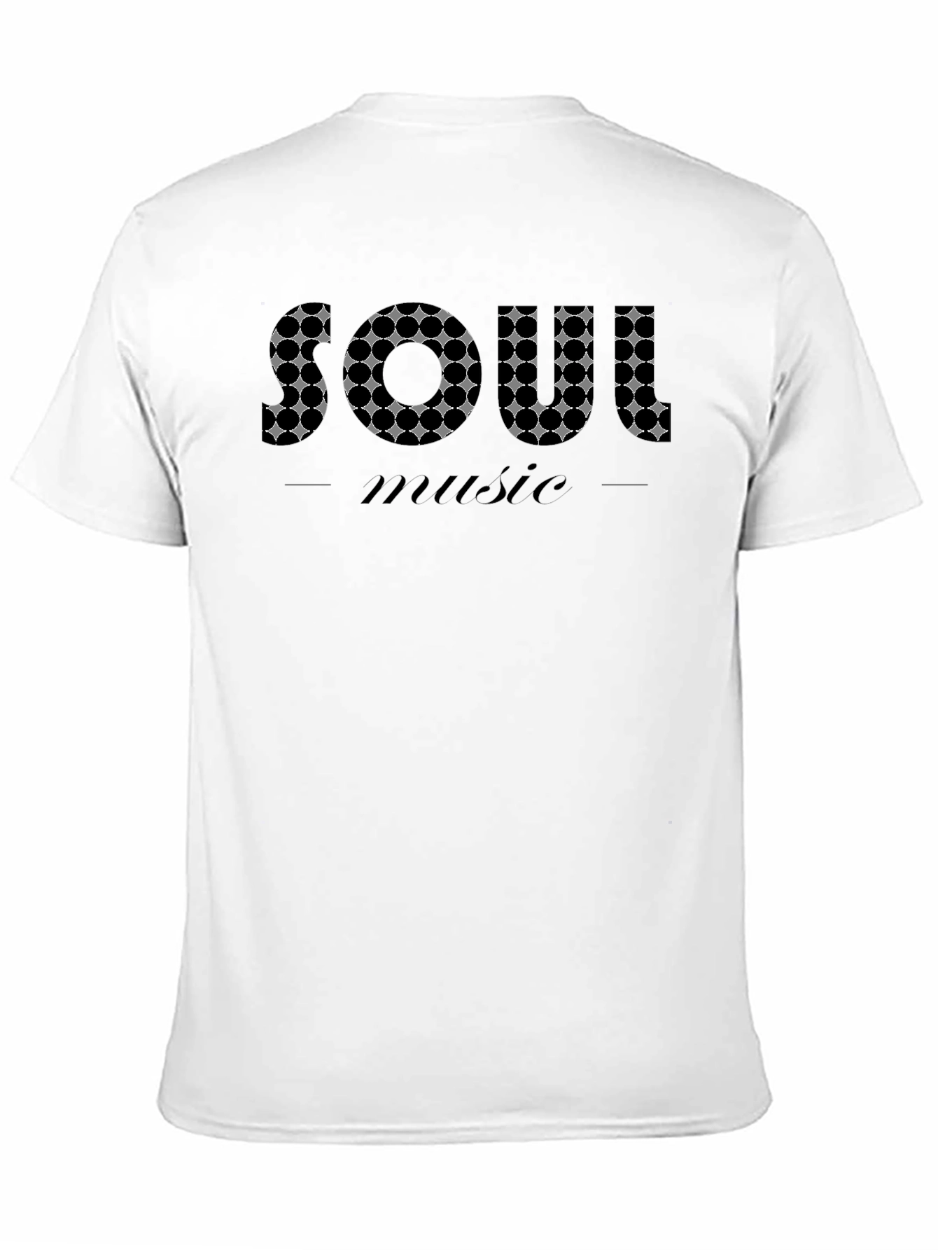 Black Soul Music Graphic Black T-Shirt view 11