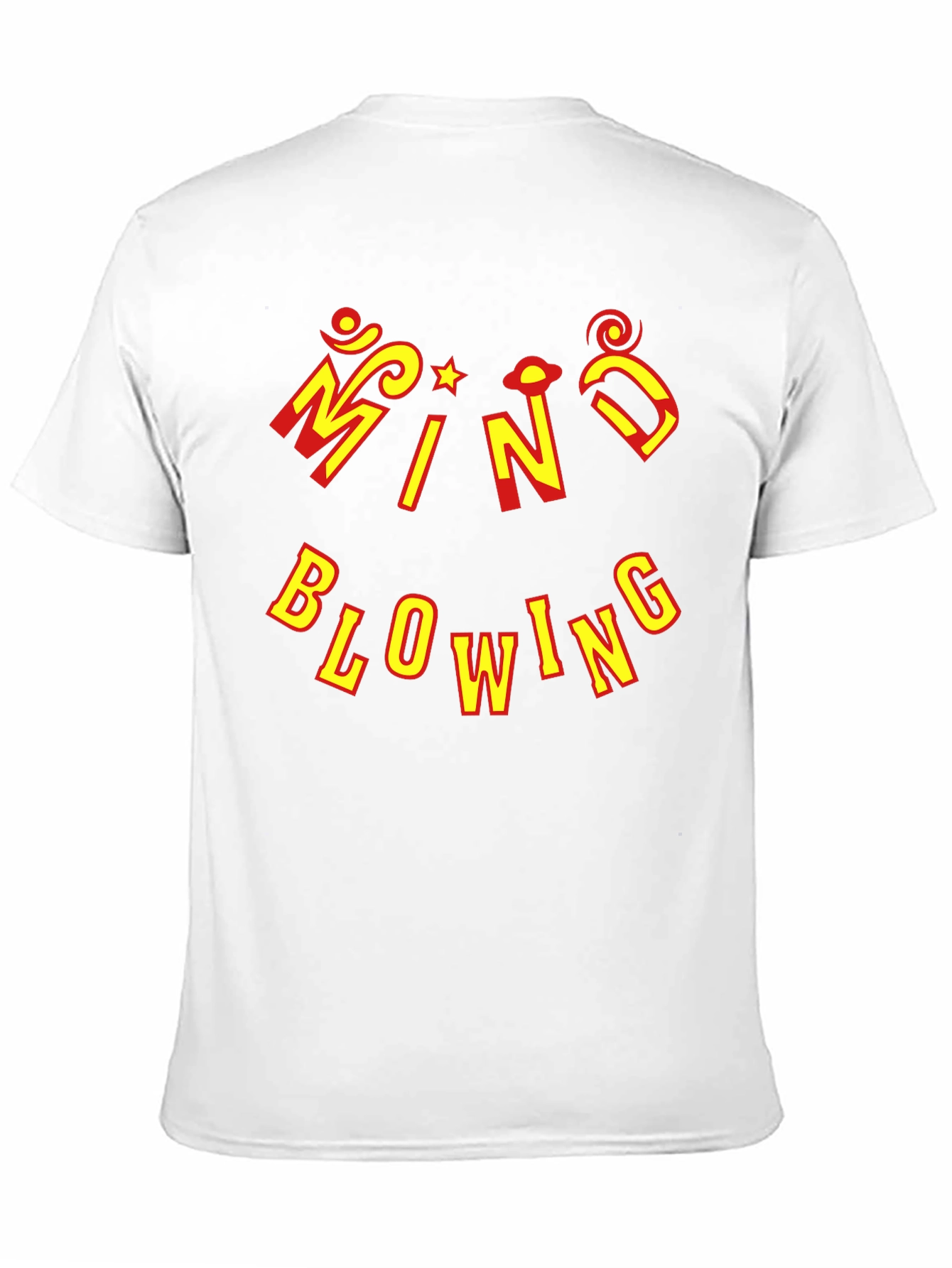 Black Mind Blowing Graphic Tee - Unique Design T-Shirt view 11