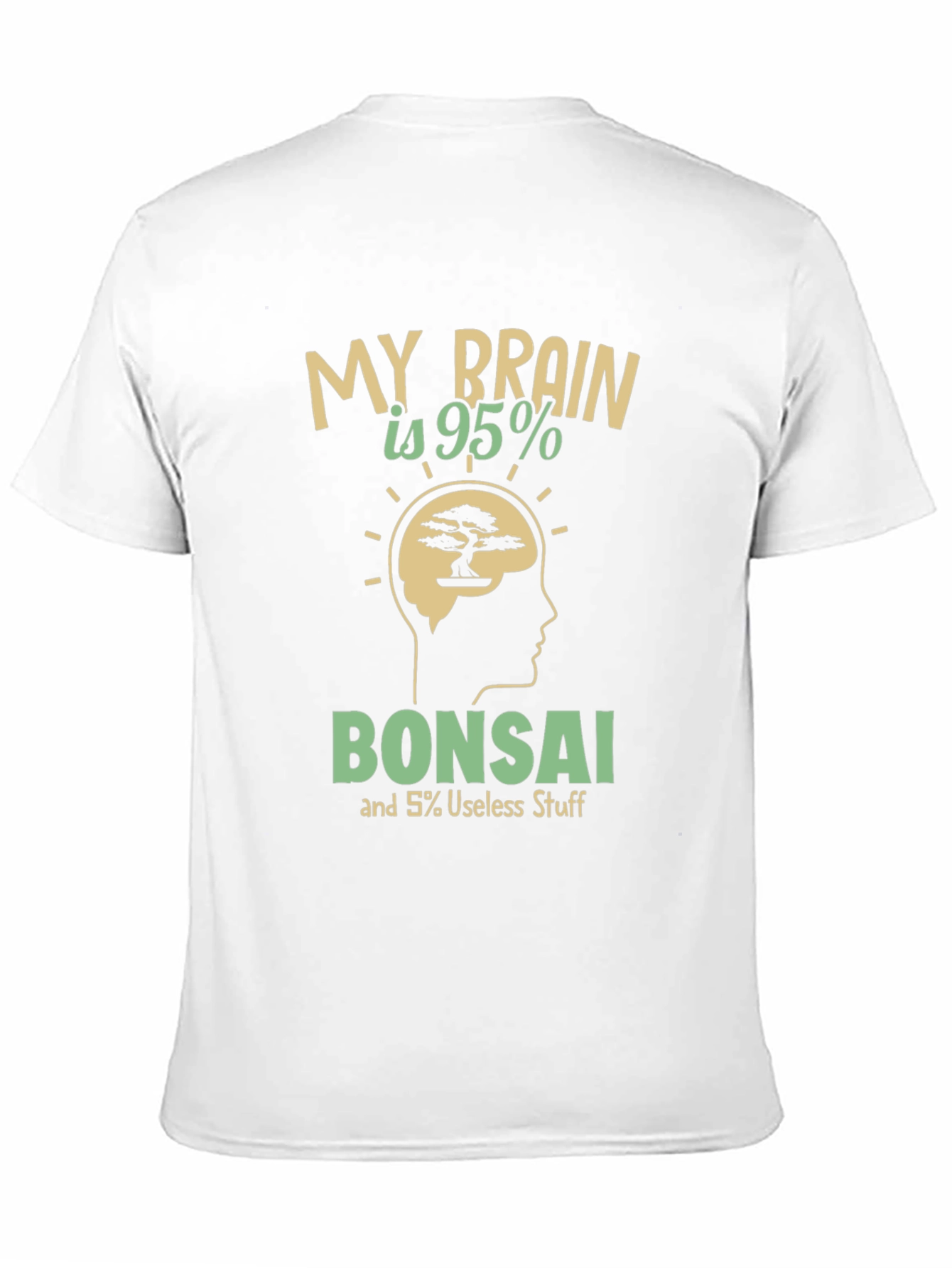 Black My Brain is 95% Bonsai T-Shirt view 11