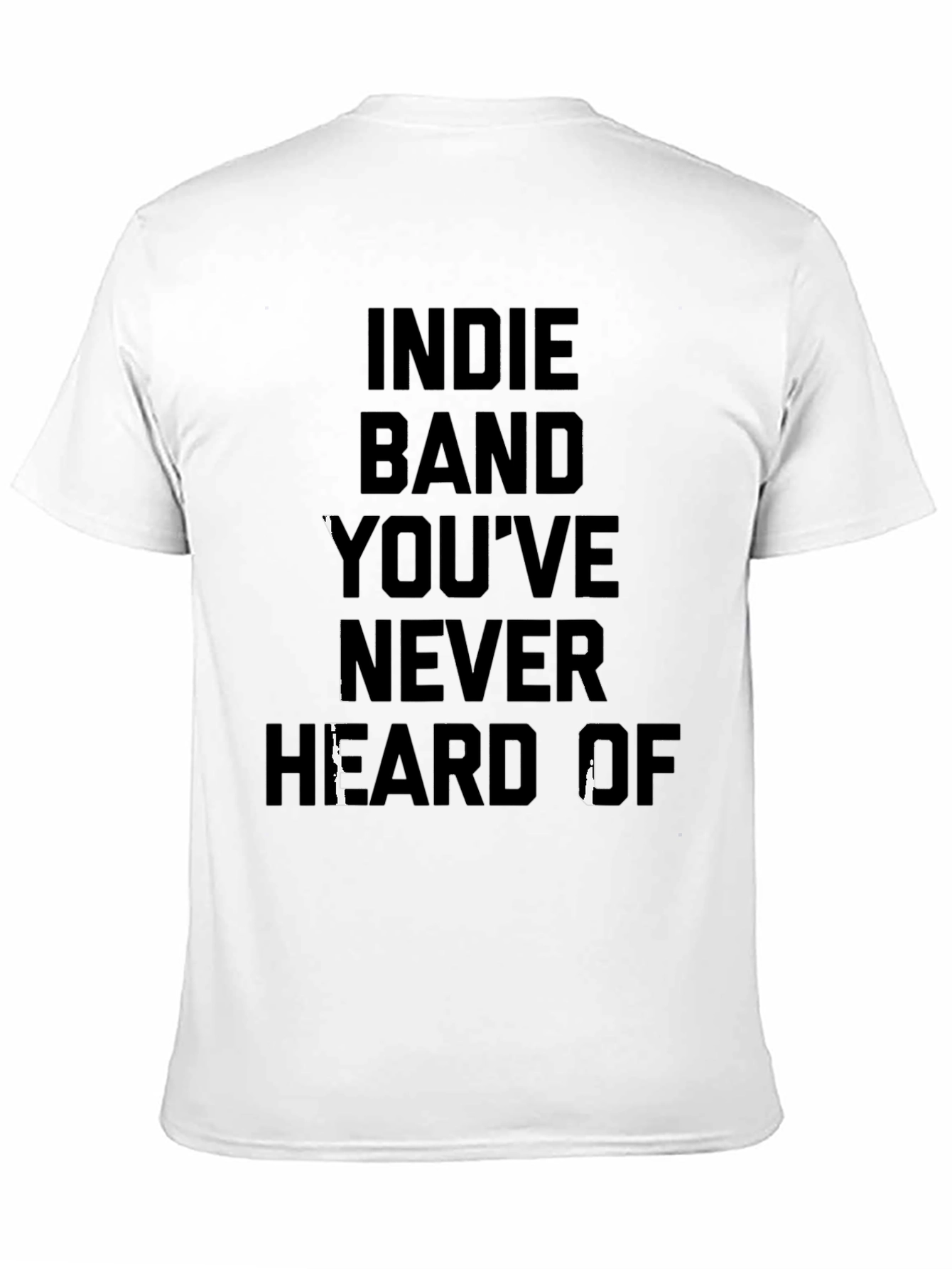 Black Indie Band T-Shirt - Novelty Music Tee view 11