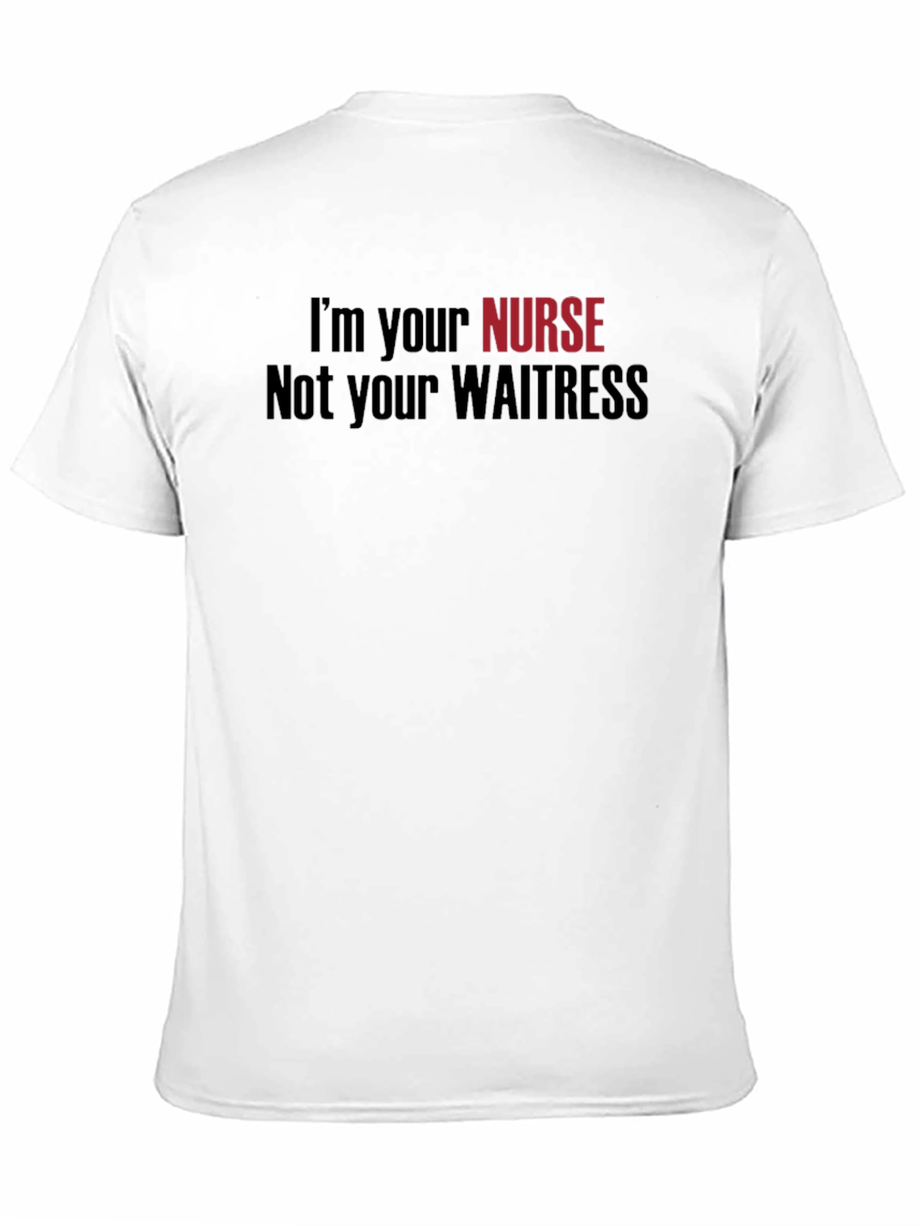 Black Nurse/Waitress Graphic T-Shirt view 11