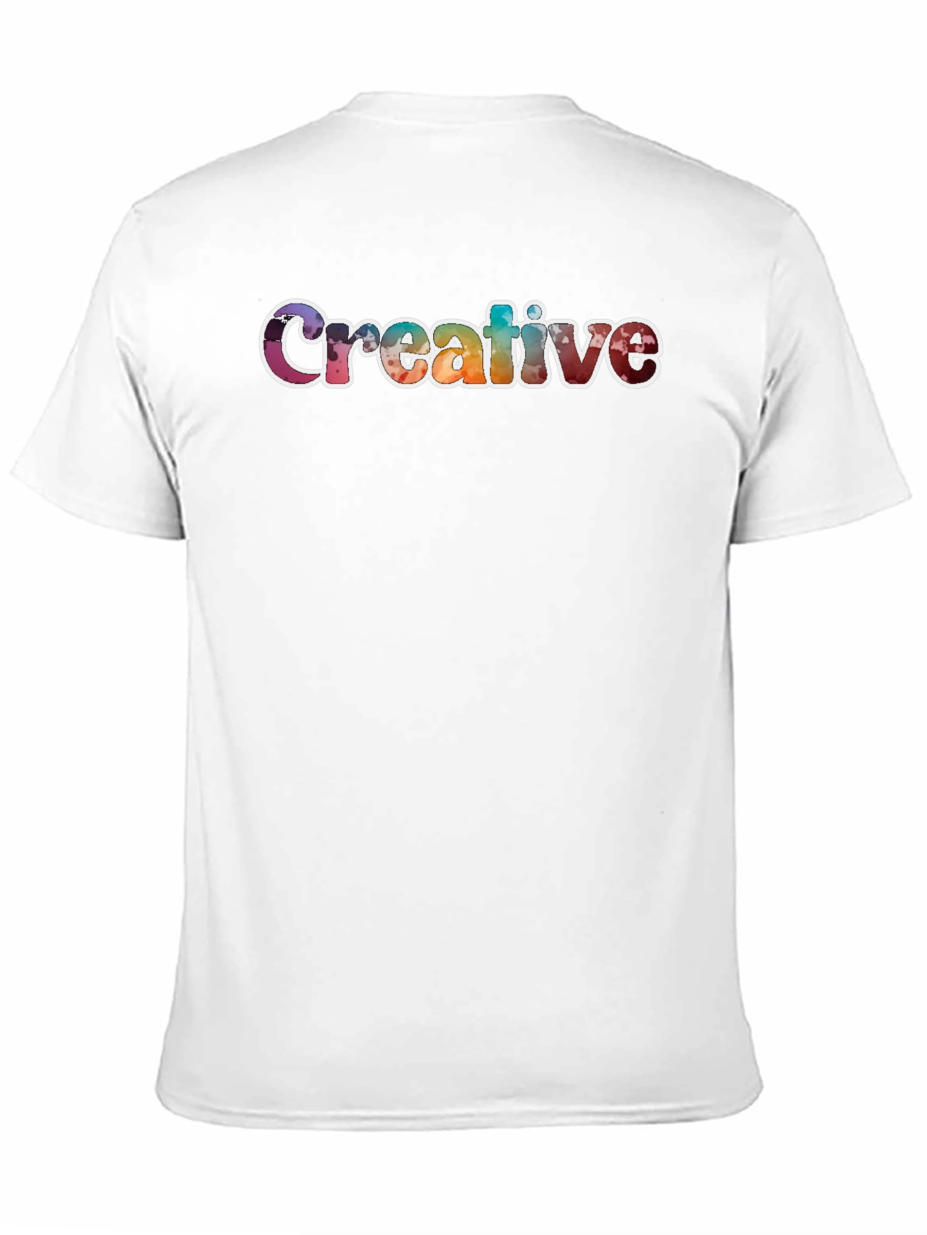 Black Creative Graphic T-Shirt, Unisex Black Tee view 11