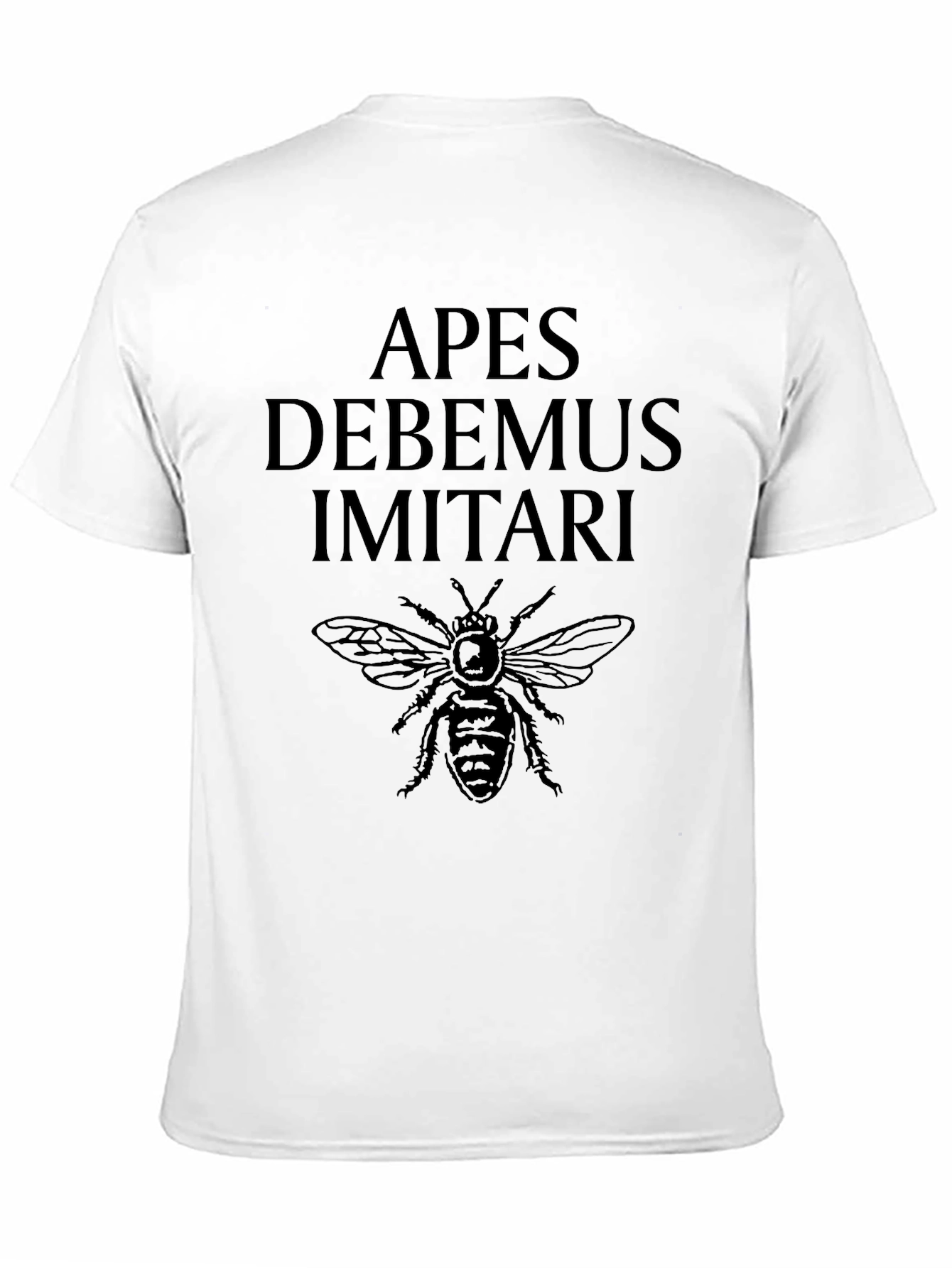 Black Apes Debemus Imitari Bee Graphic Tee - Black view 11