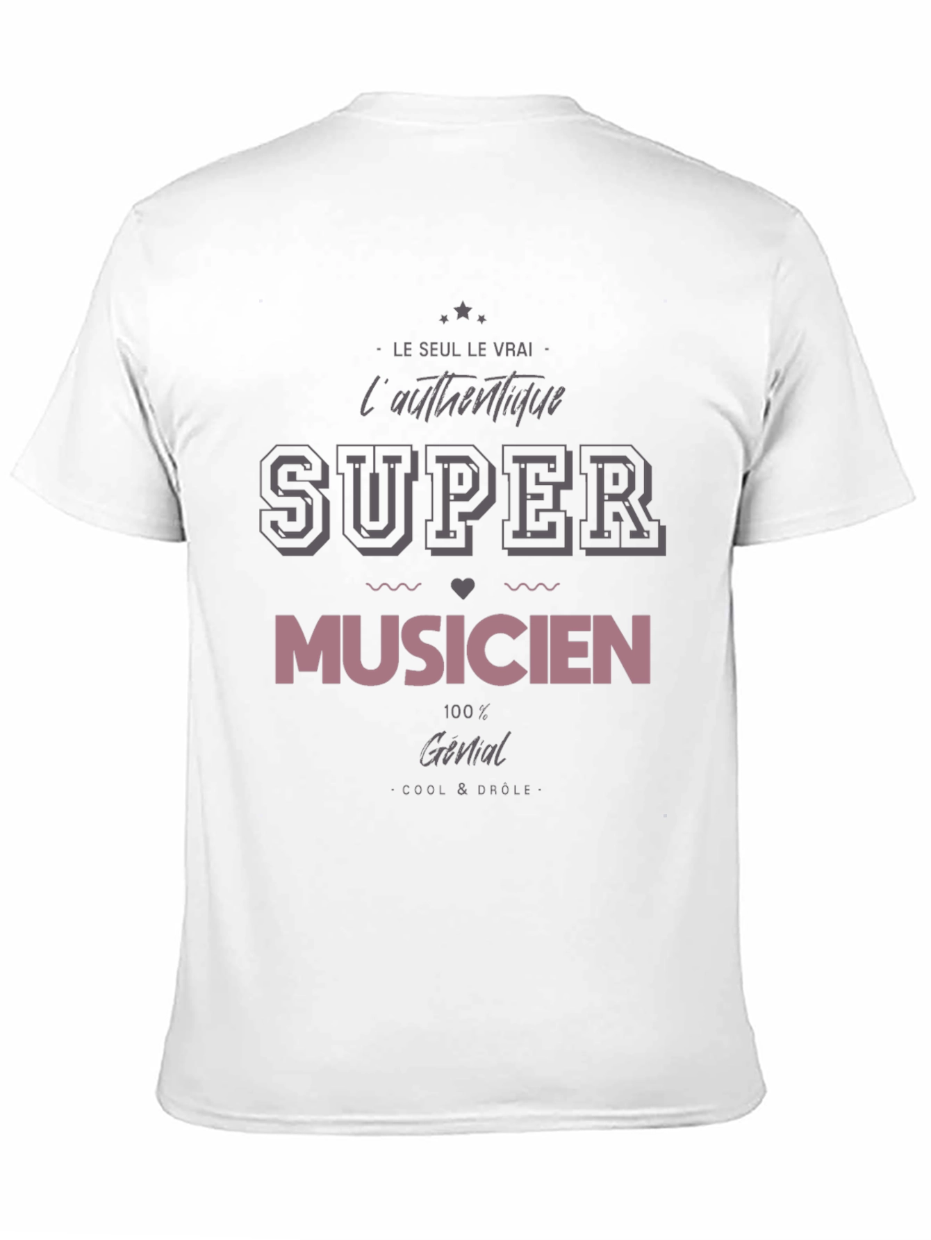 Black Super Musicien T-Shirt - Cool and Funny! view 11