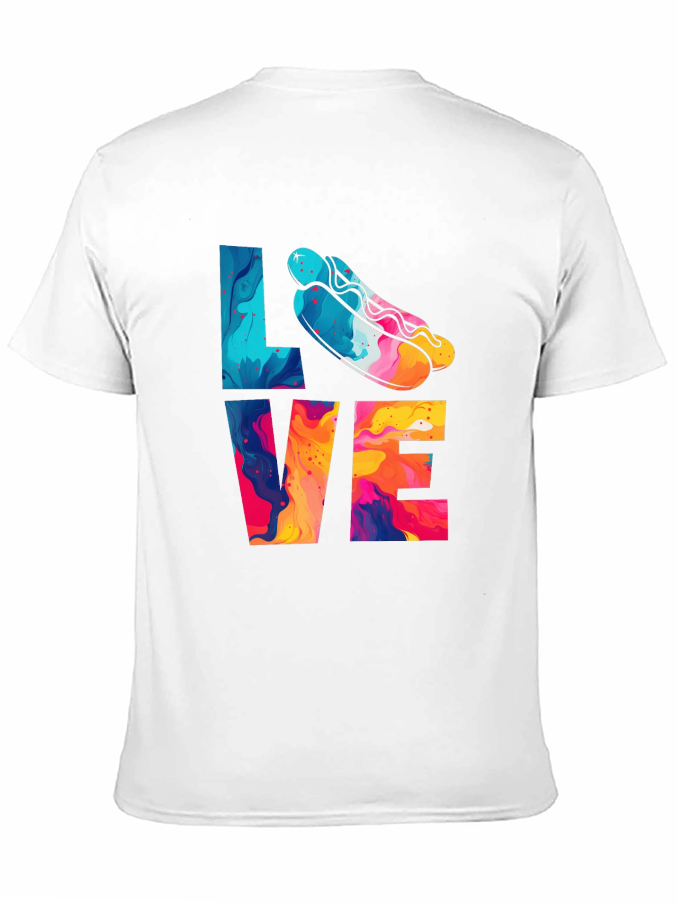 Black Love Hotdogs T-Shirt Fun Graphic Tee view 11