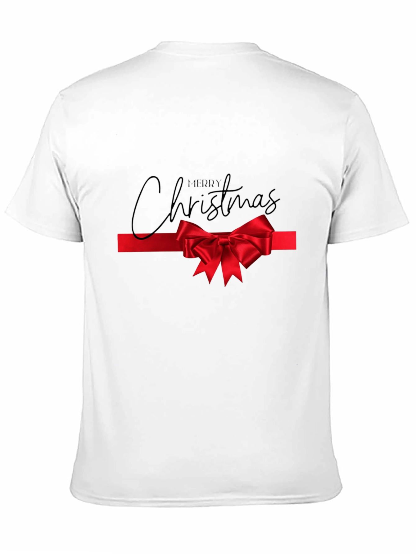 Festive Christmas Bow Graphic Tee - Holiday Style - 11