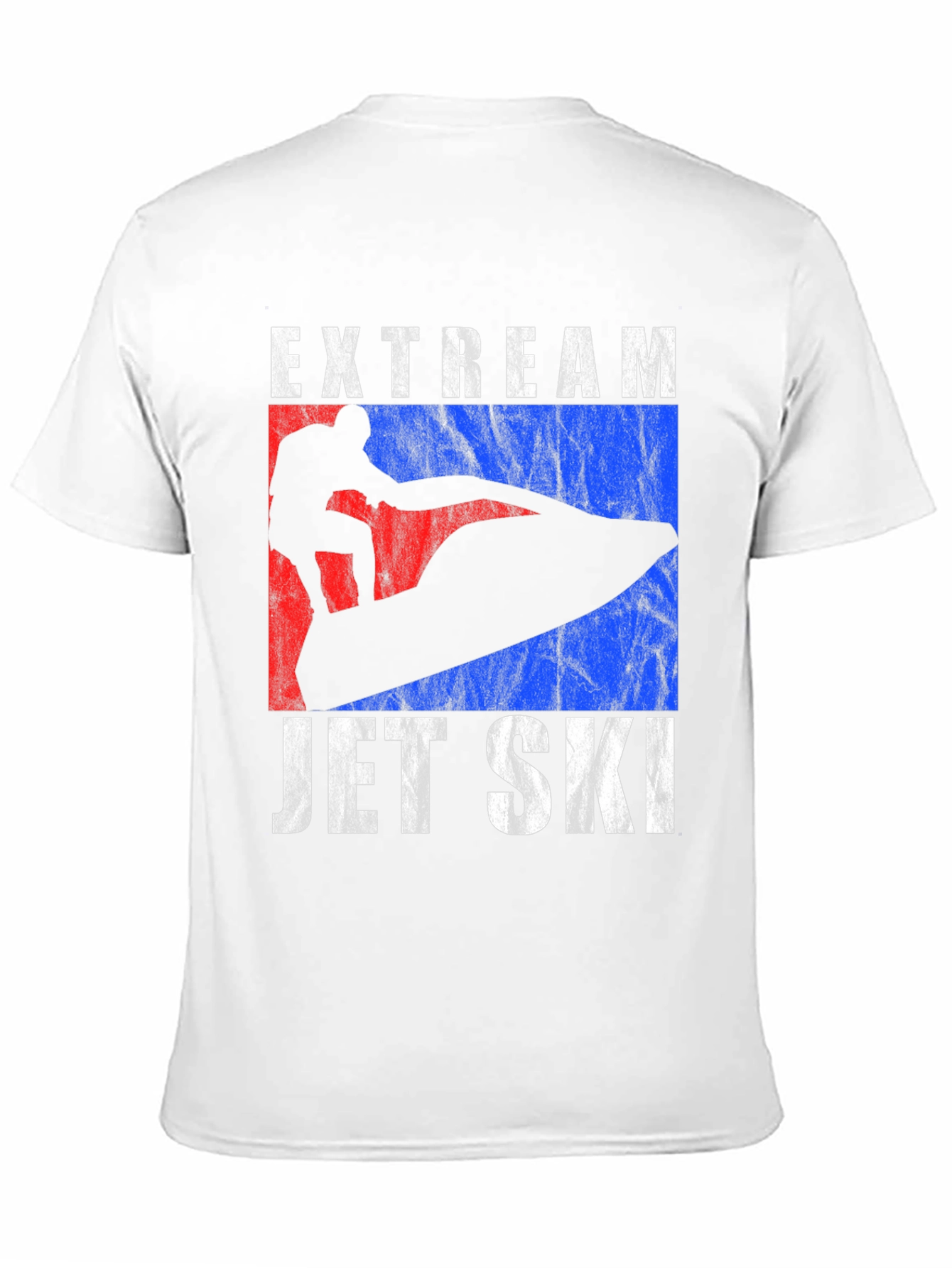 Black Extream Jet Ski T-Shirt: Black Crew Neck Tee view 11