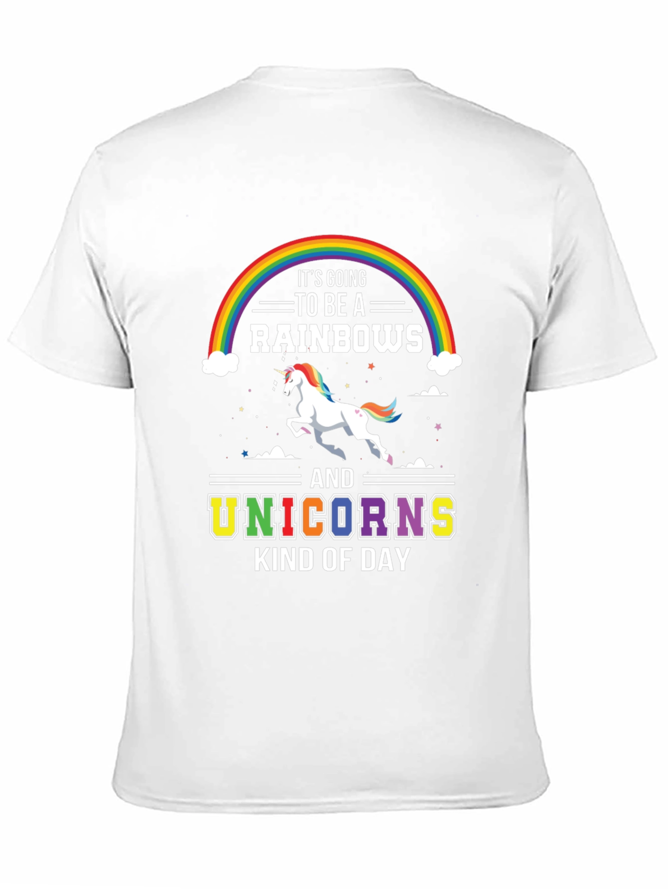 Black Rainbows & Unicorns T-Shirt: Magical Kind of Day! view 11