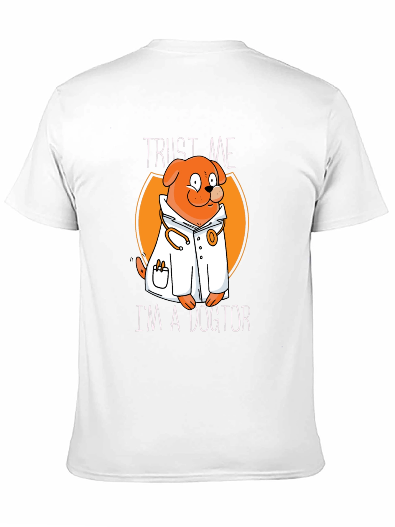 Black Trust Me I'm a Dogtor T-Shirt view 11