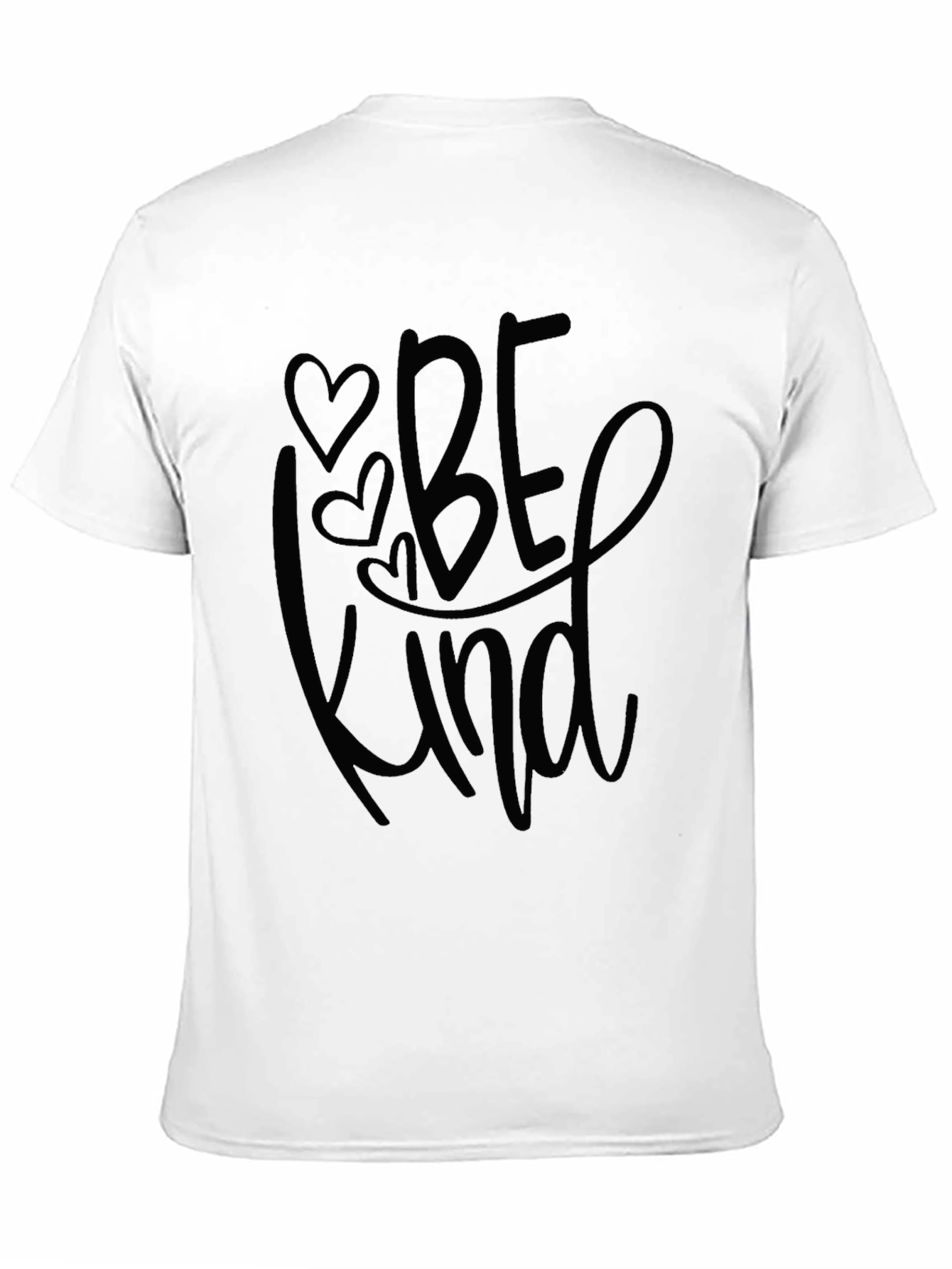 Black Be Kind Graphic Tee - Trendy Casual Shirt view 11