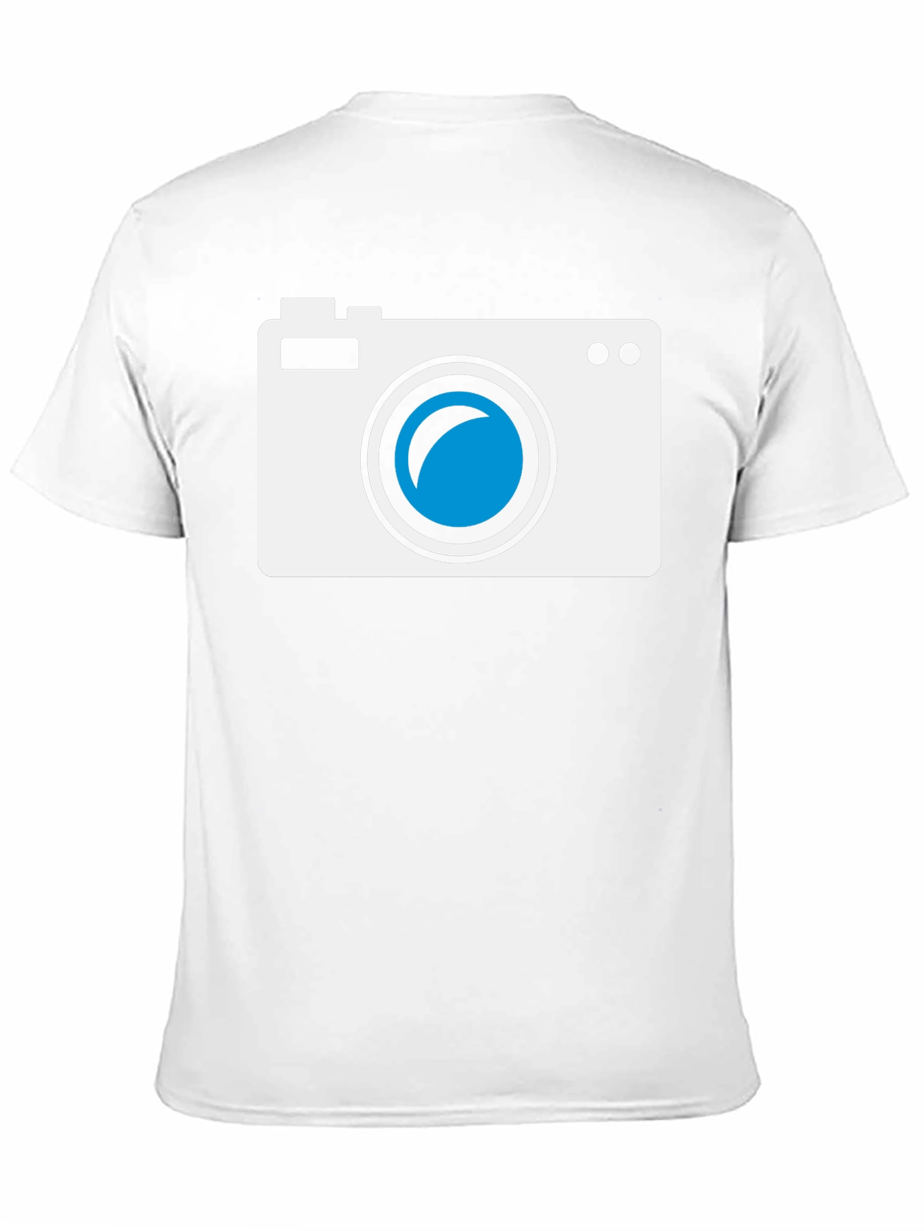 Black Camera Graphic Tee - Black Cotton T-Shirt view 11