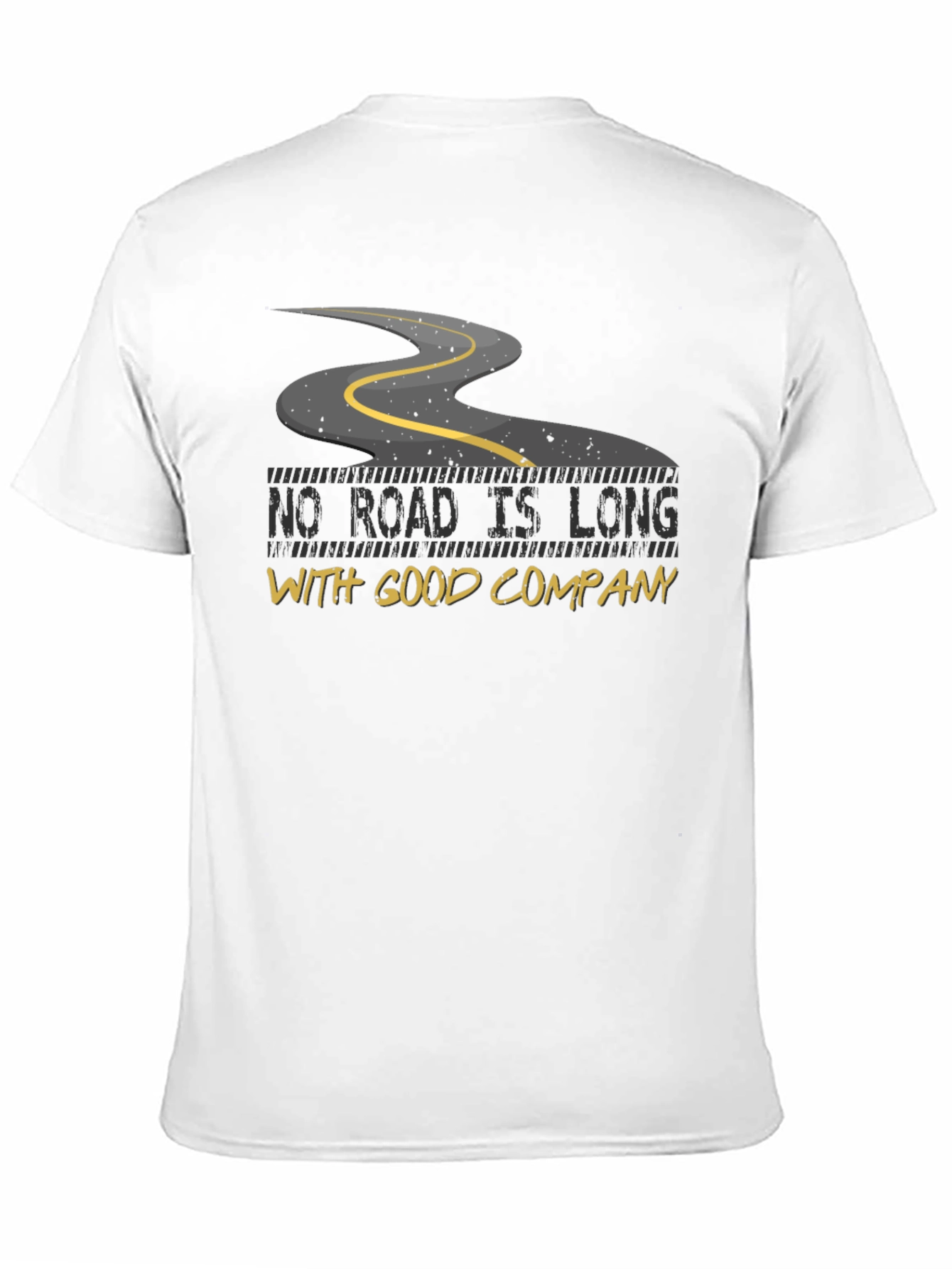 Black Motivational Road Trip T-Shirt - Good Company view 11