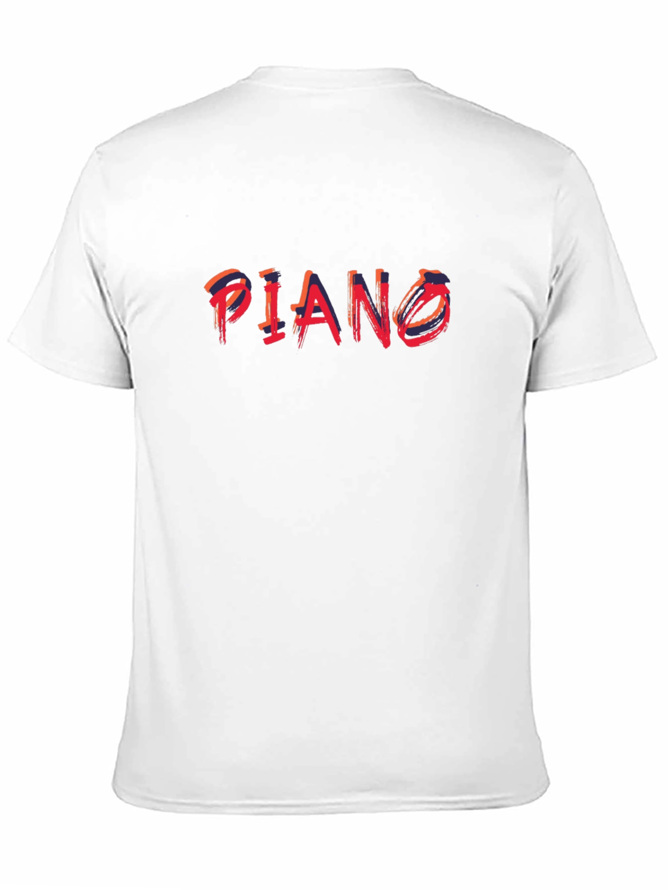 Black Piano Graphic Black T-Shirt view 11