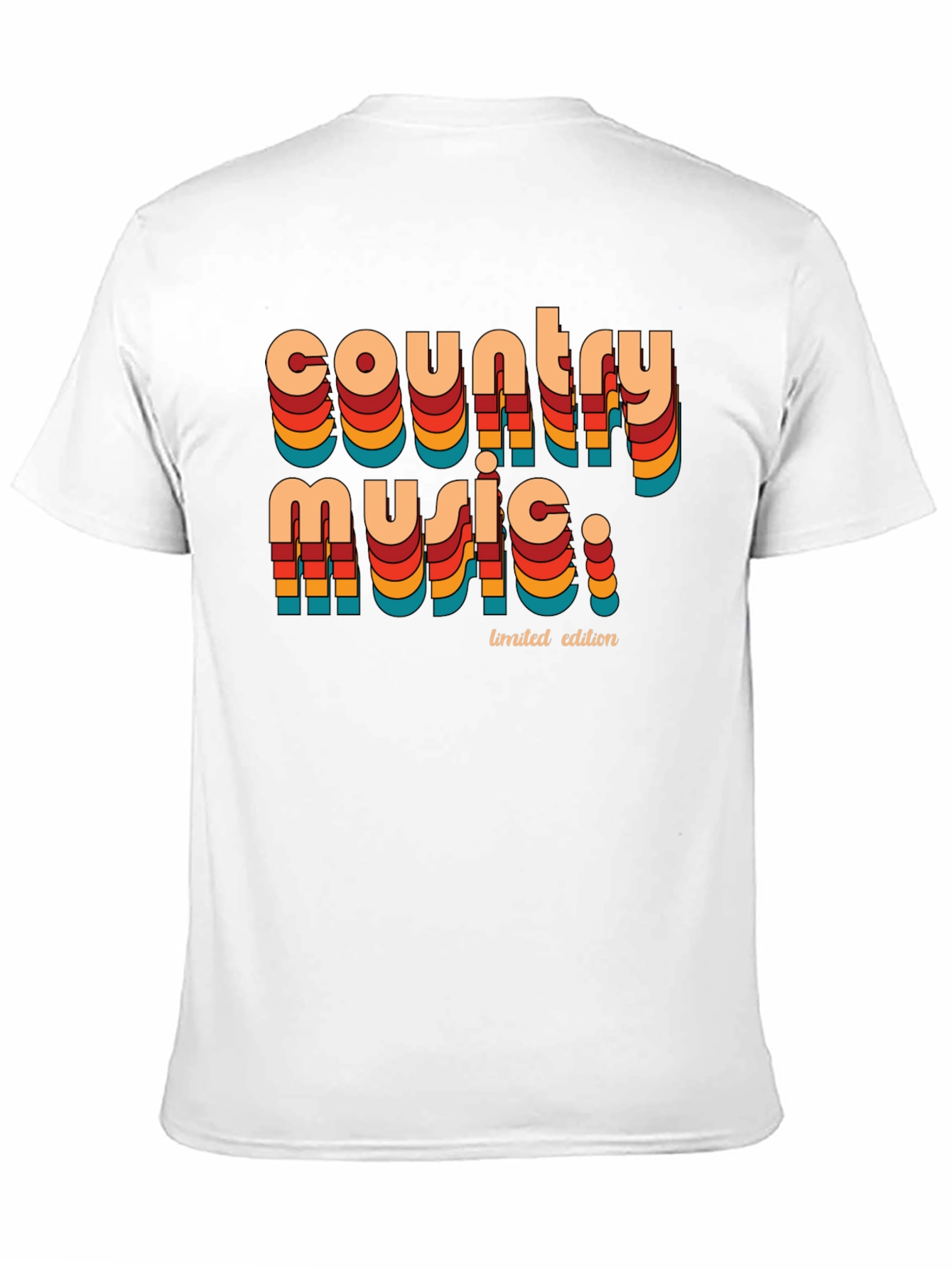 Black Country Music Limited Edition Retro Graphic T-Shirt view 11
